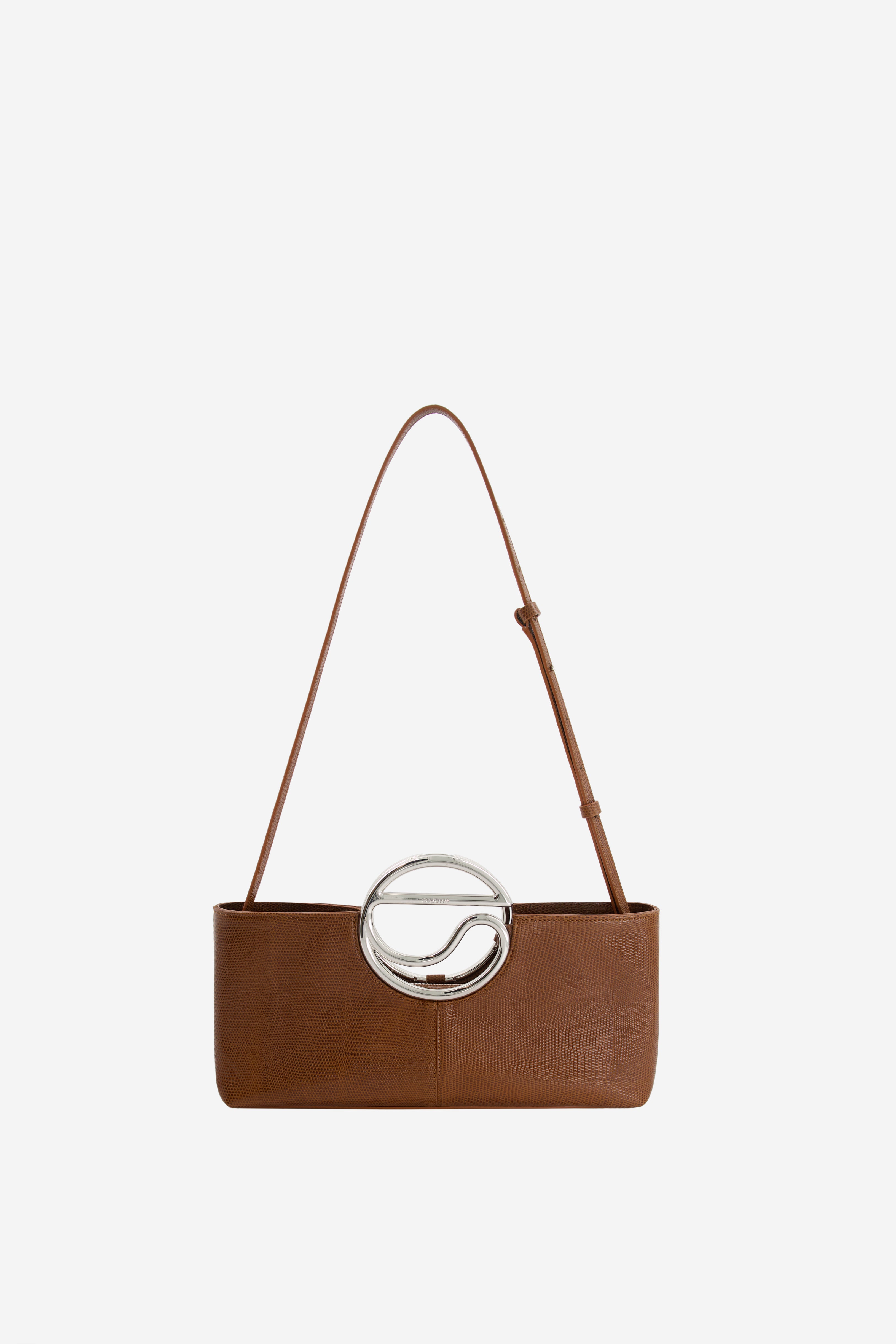 Lizard Print C Clutch