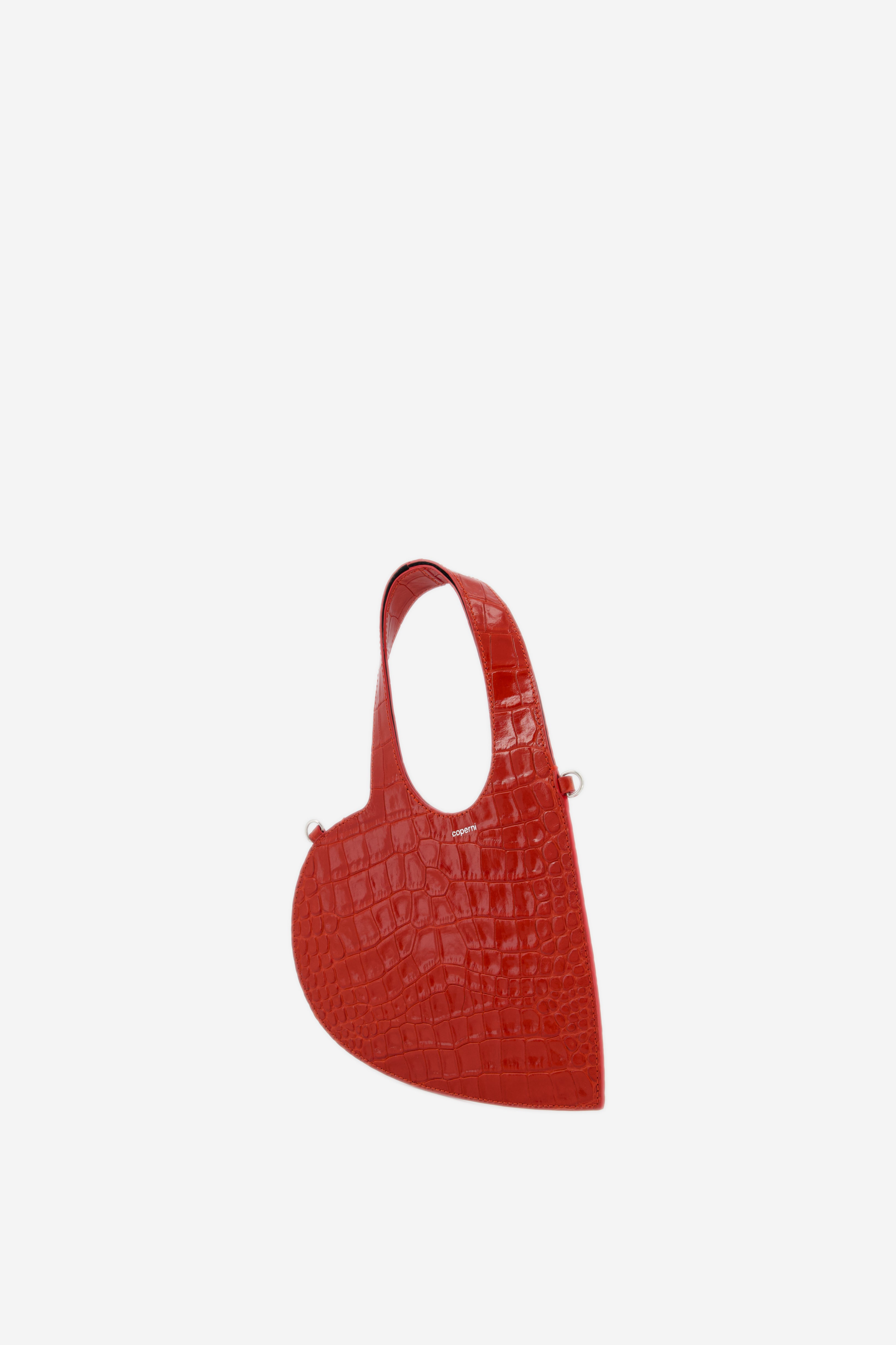 Mini Heart Tote Croco