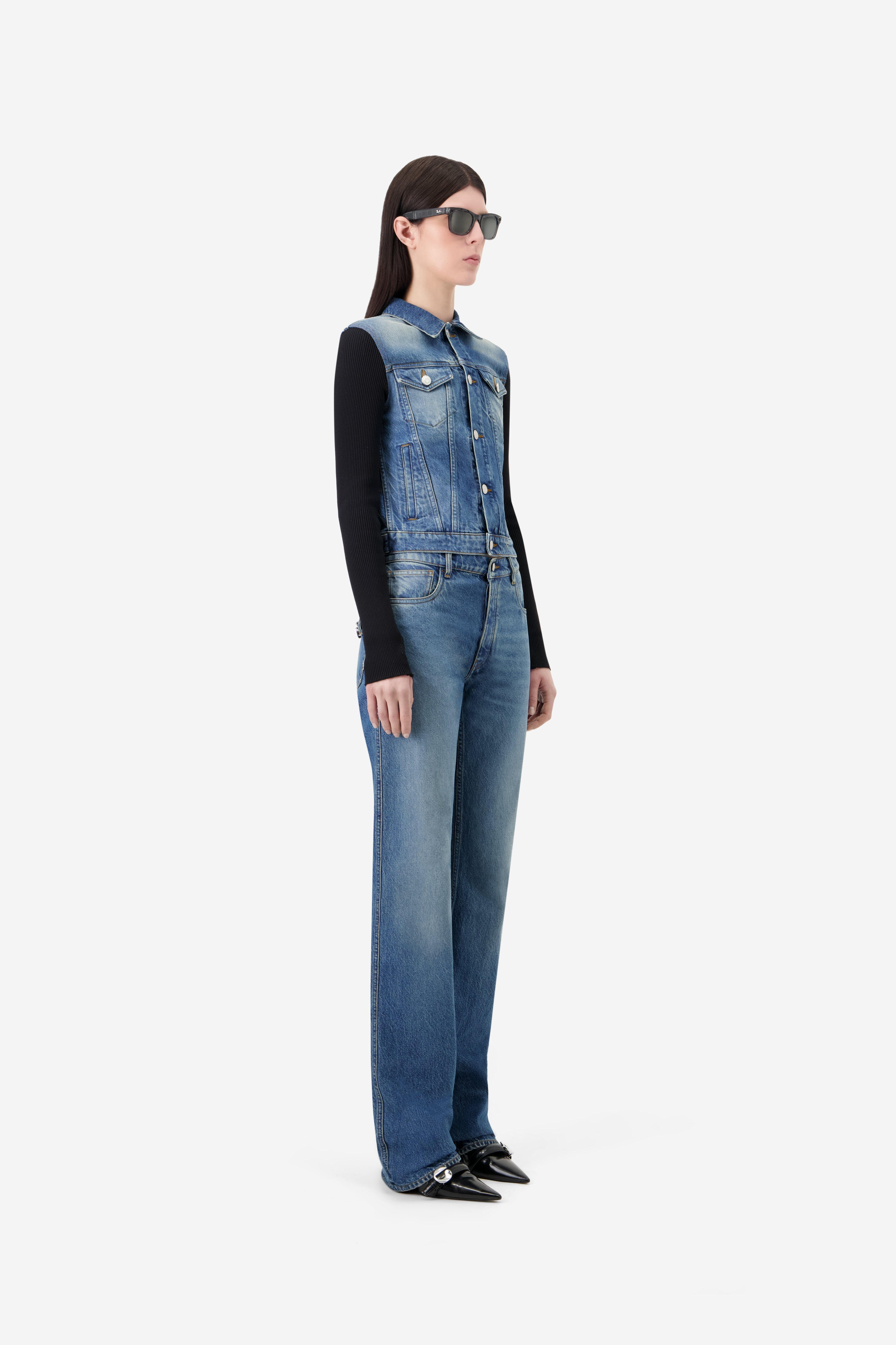 Hybrid Rib Denim Jacket