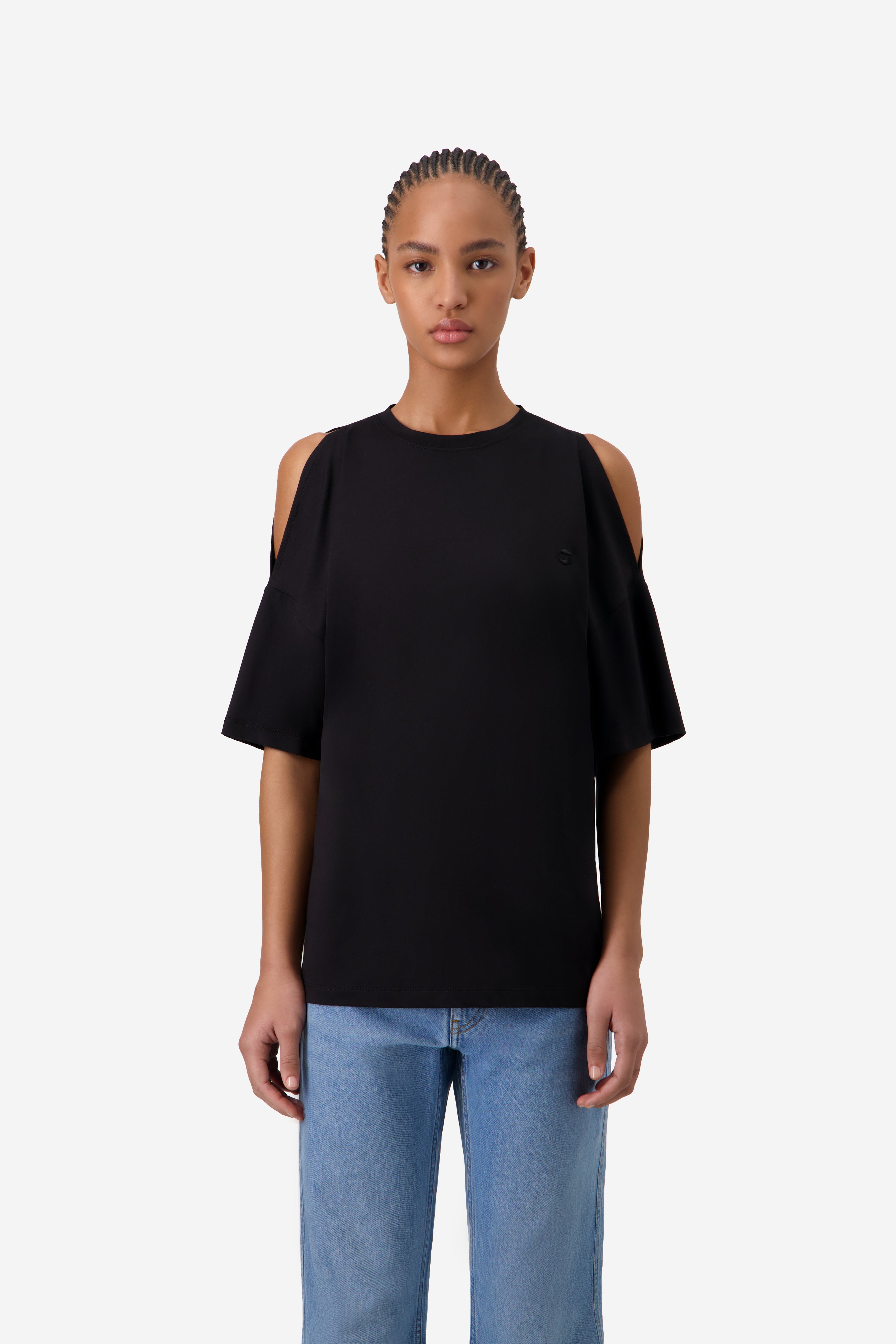 Open Shoulder T-Shirt