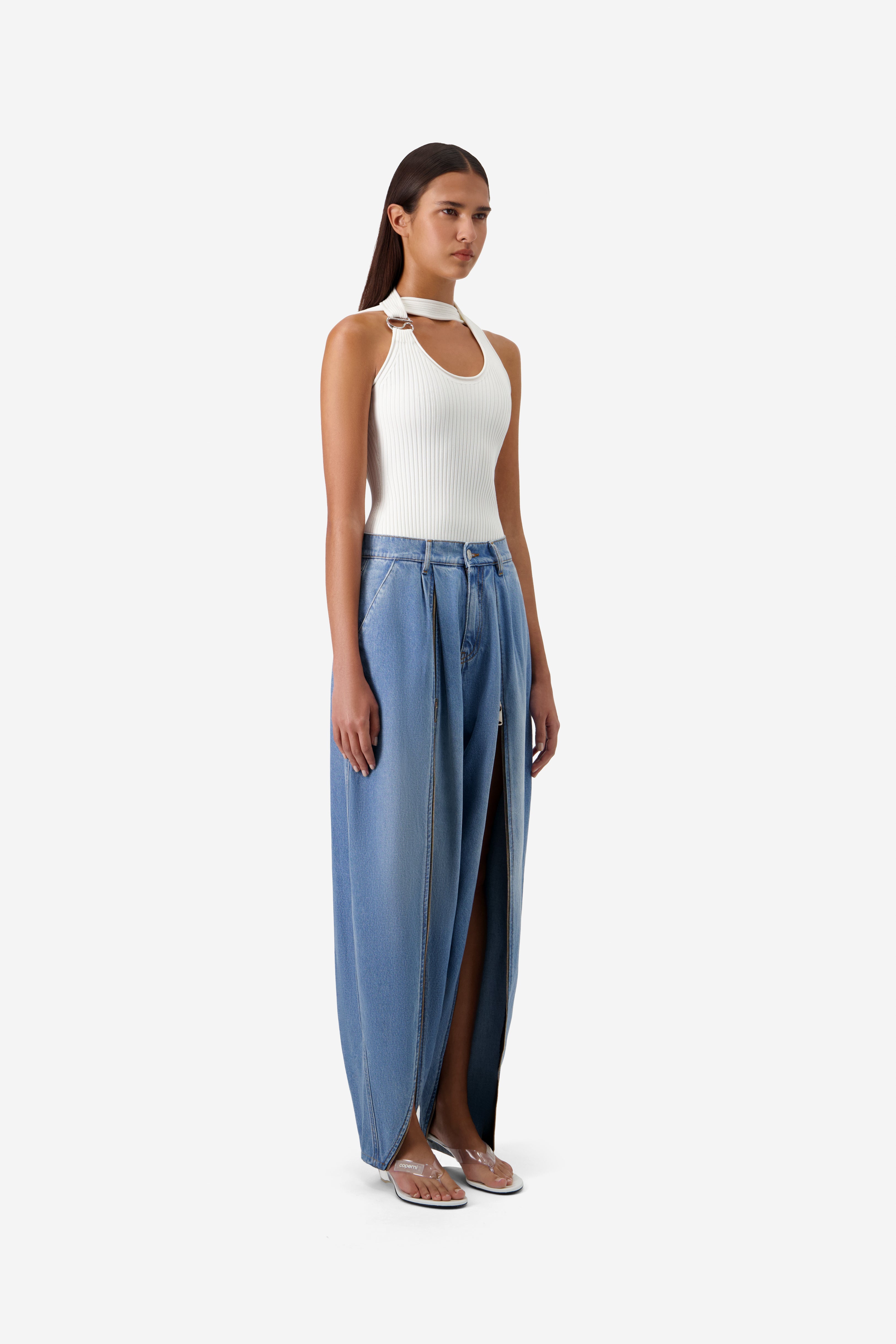 Denim Sarouel Pants