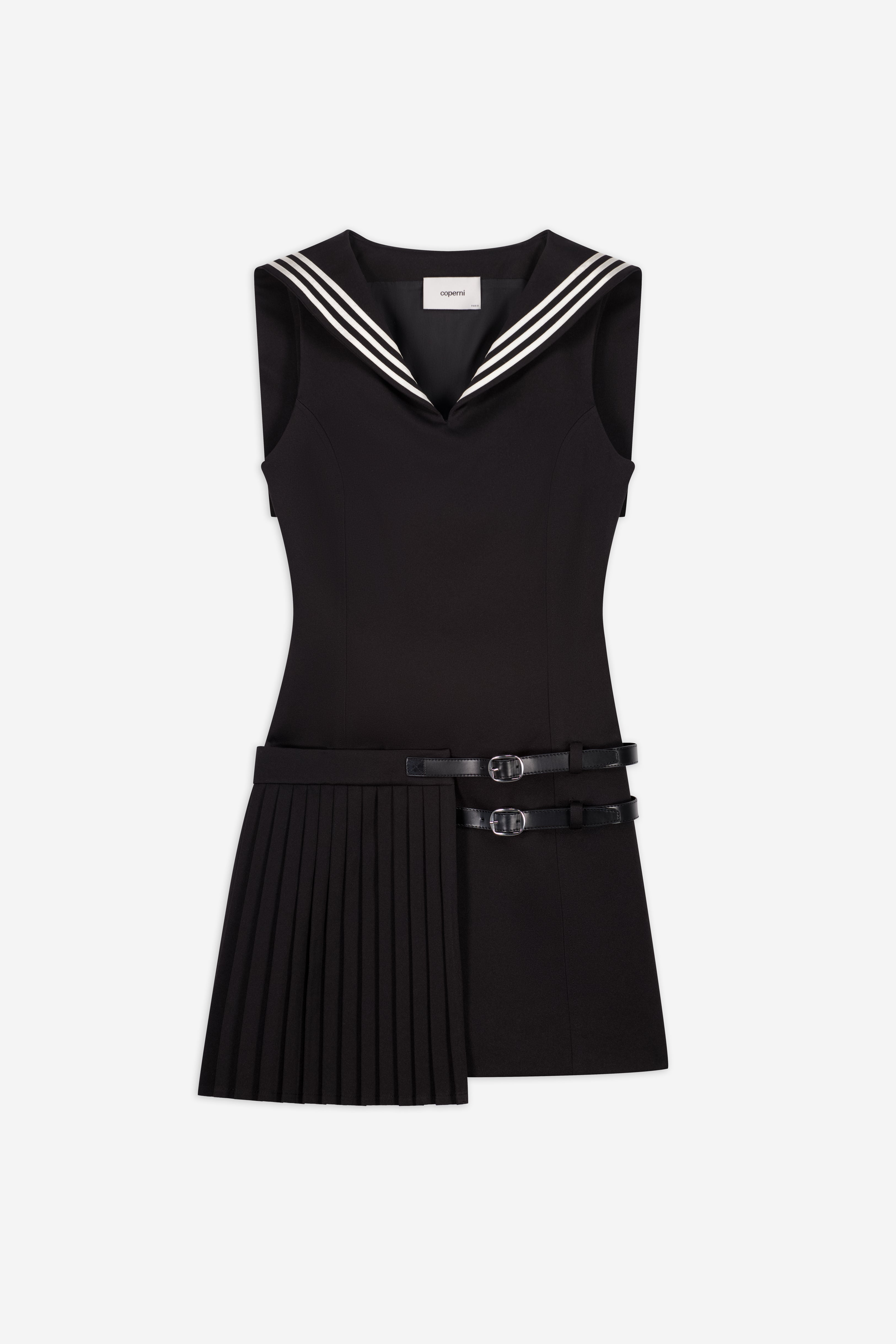 Pleated Uniform Dress
