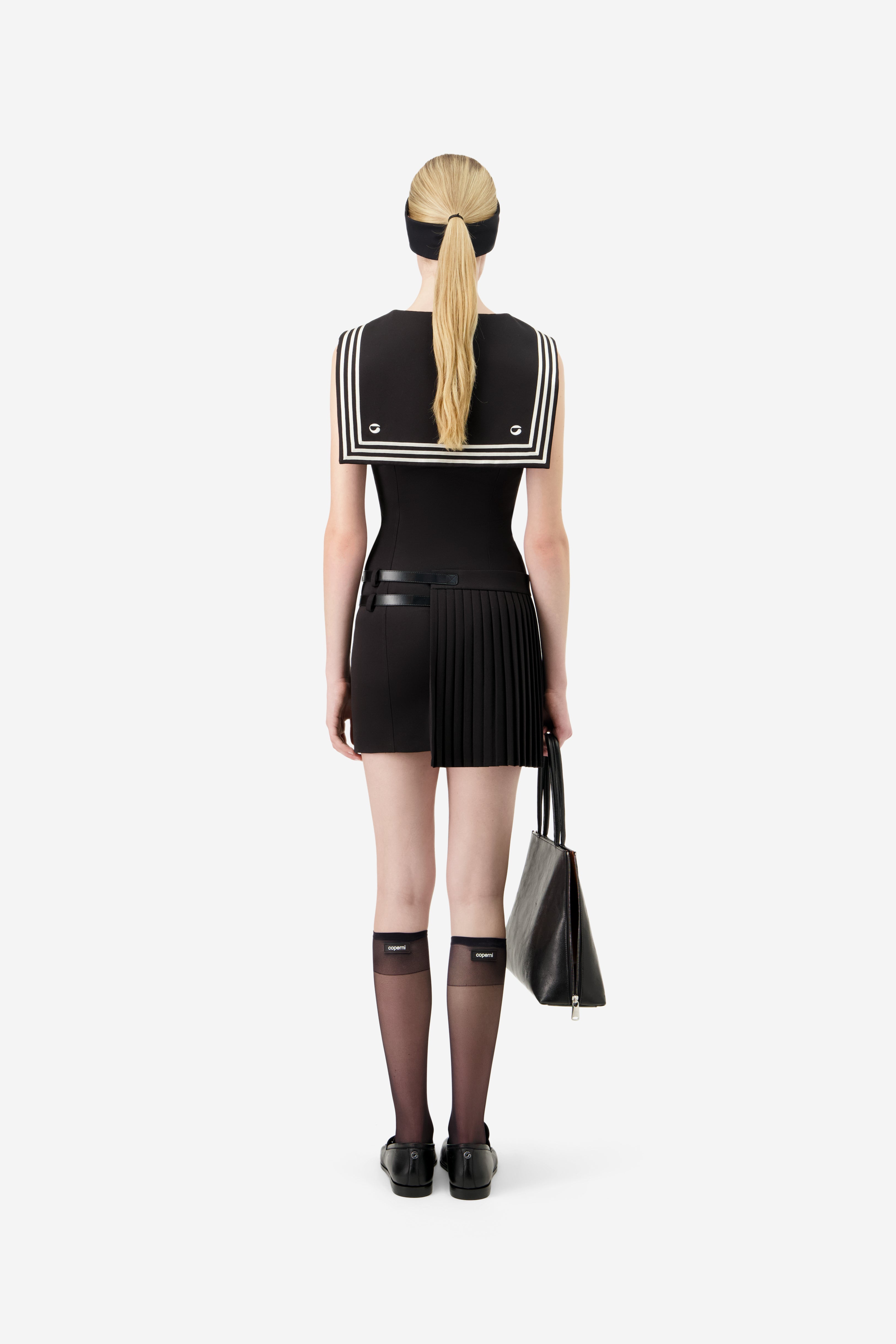 Pleated Uniform Dress