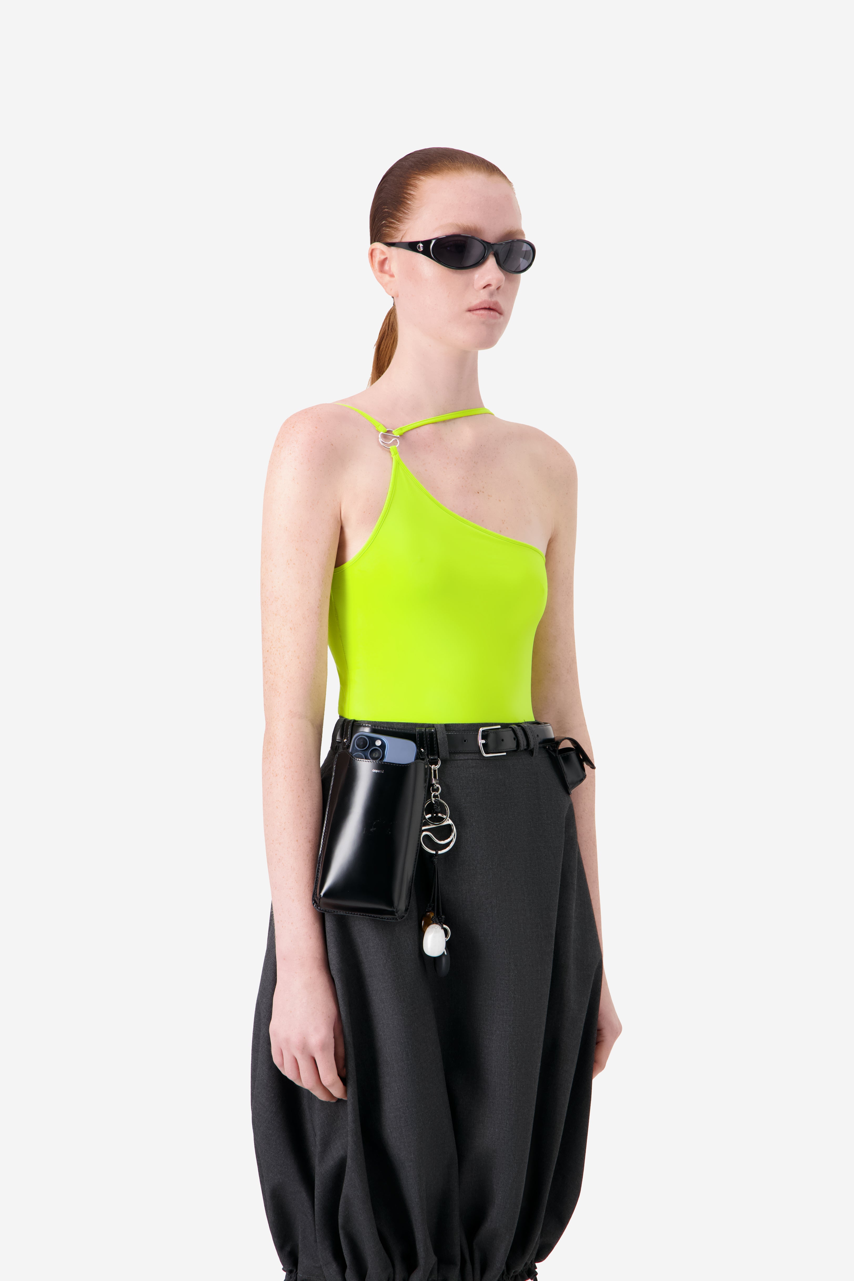 Technical Tailored Balloon Skirt