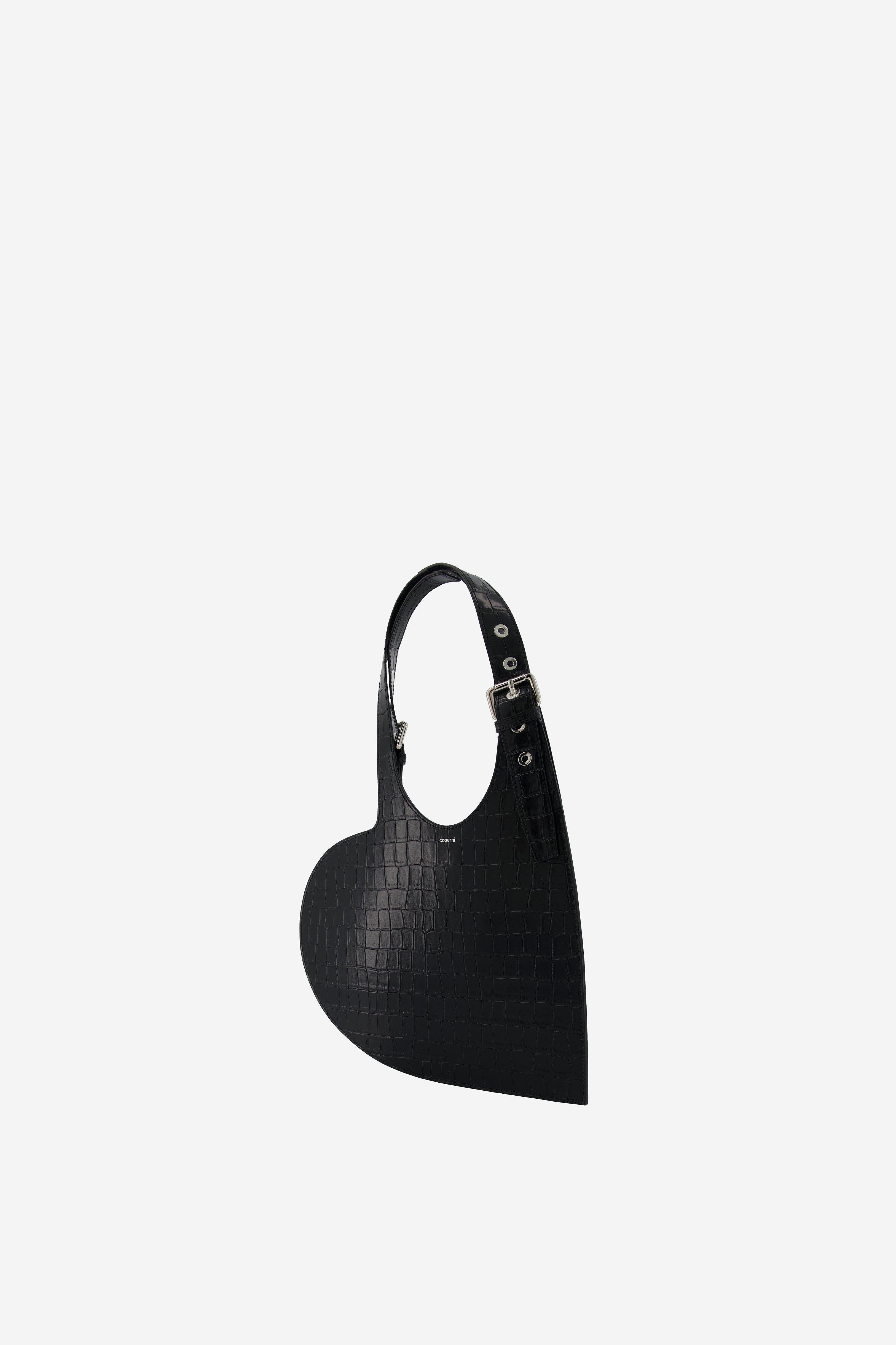 Croco Belt Heart Tote