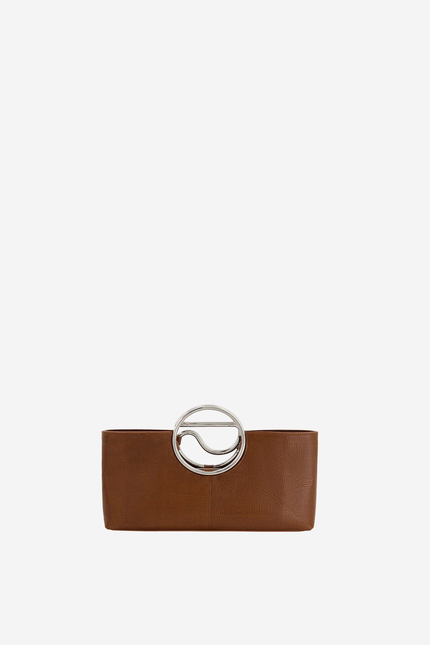 Lizard Print C Clutch