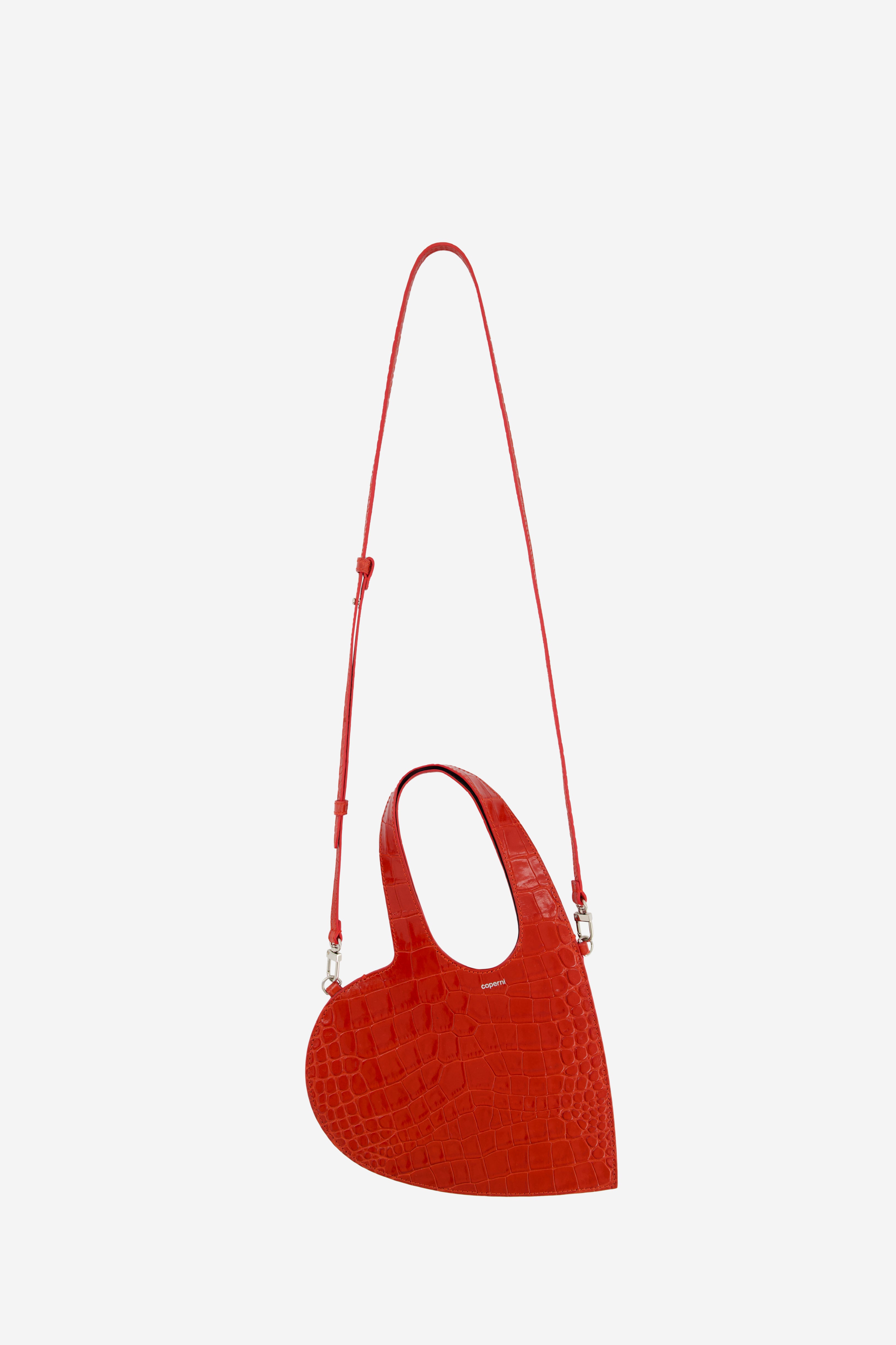 Mini Heart Tote Croco