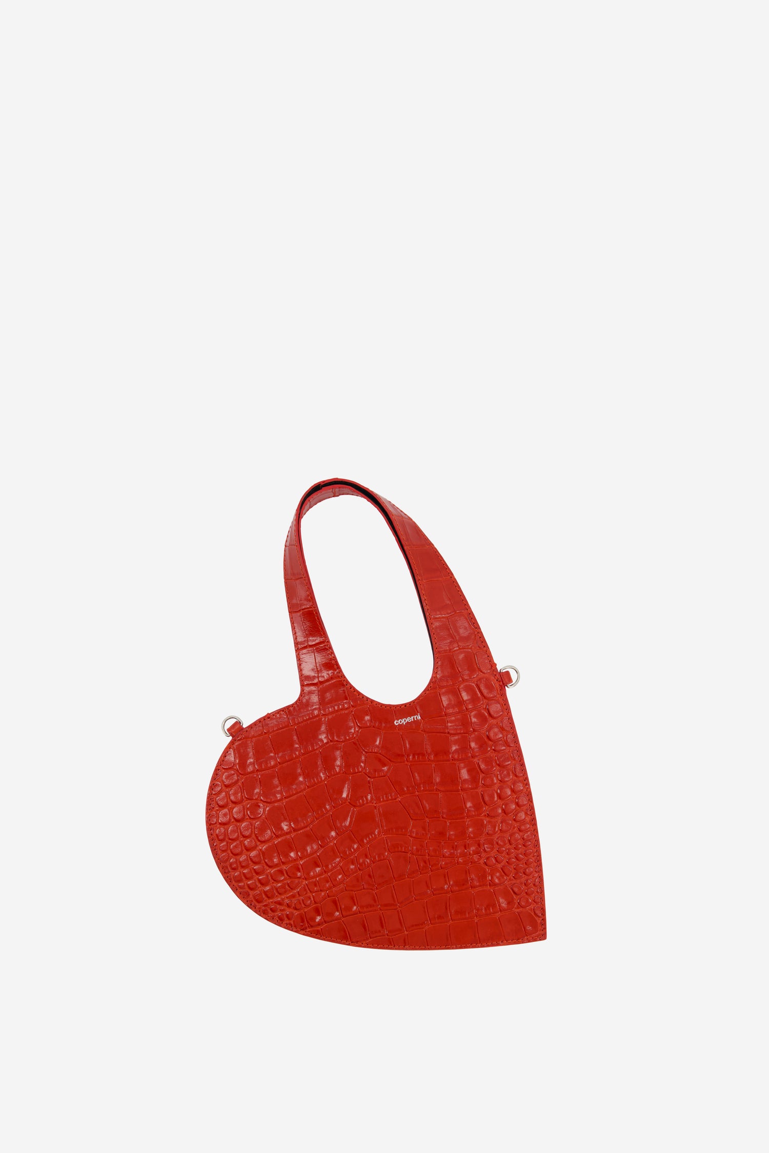 Mini Heart Tote Croco