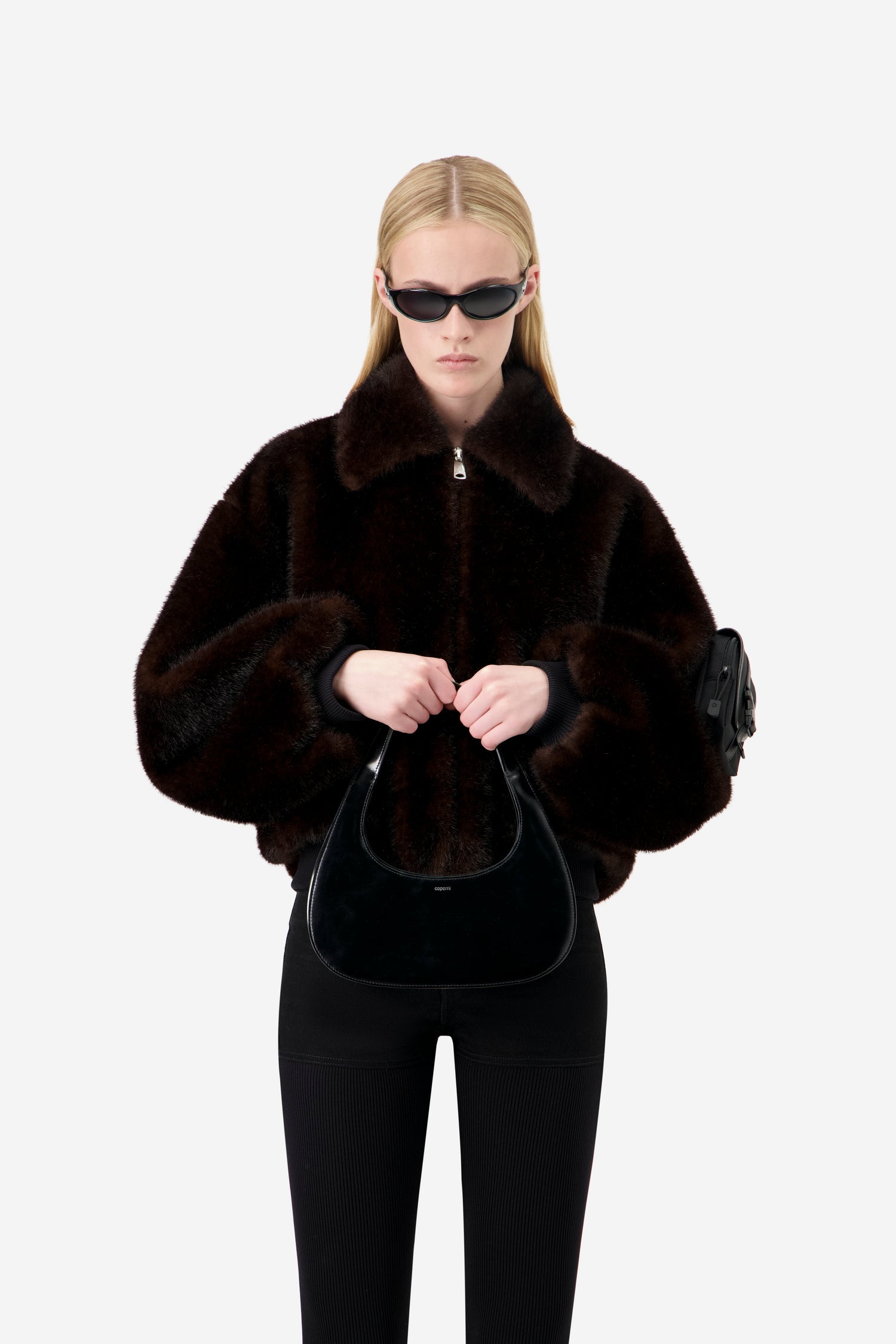 Faux Fur Bomber Jacket