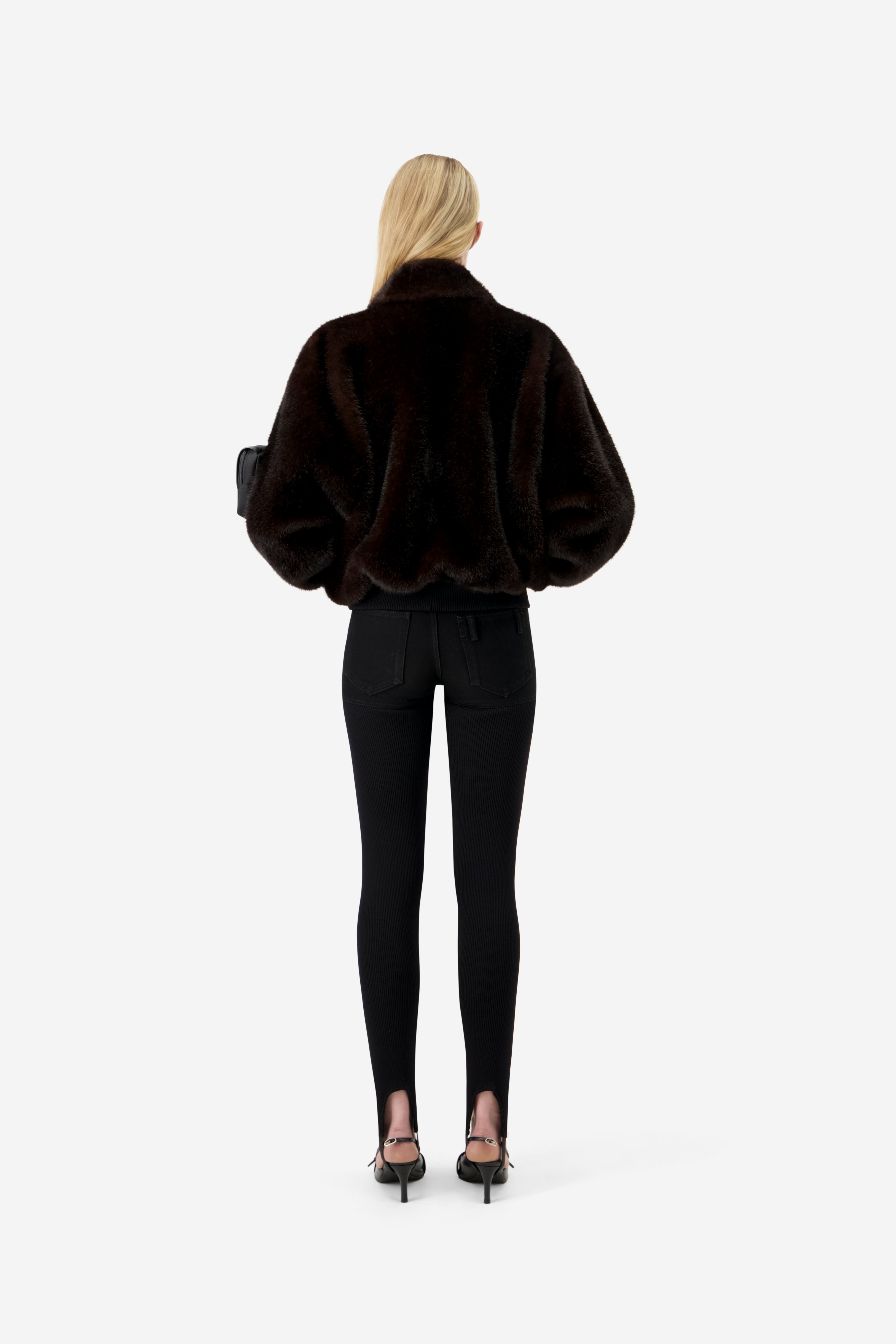 Faux Fur Bomber Jacket