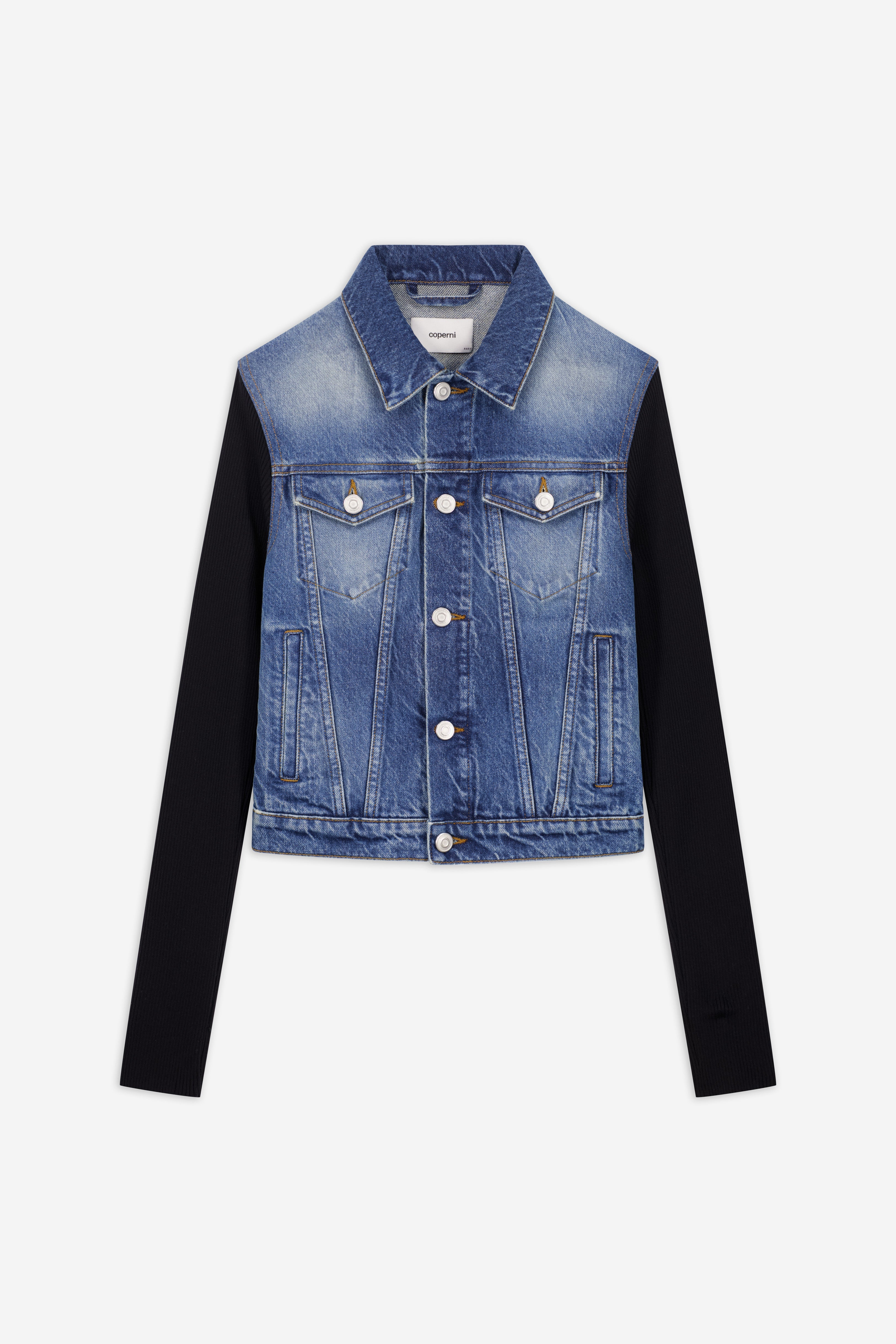 Hybrid Rib Denim Jacket
