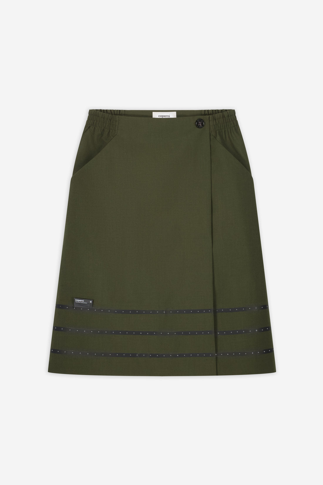 Technical Tailored Midi Skirt