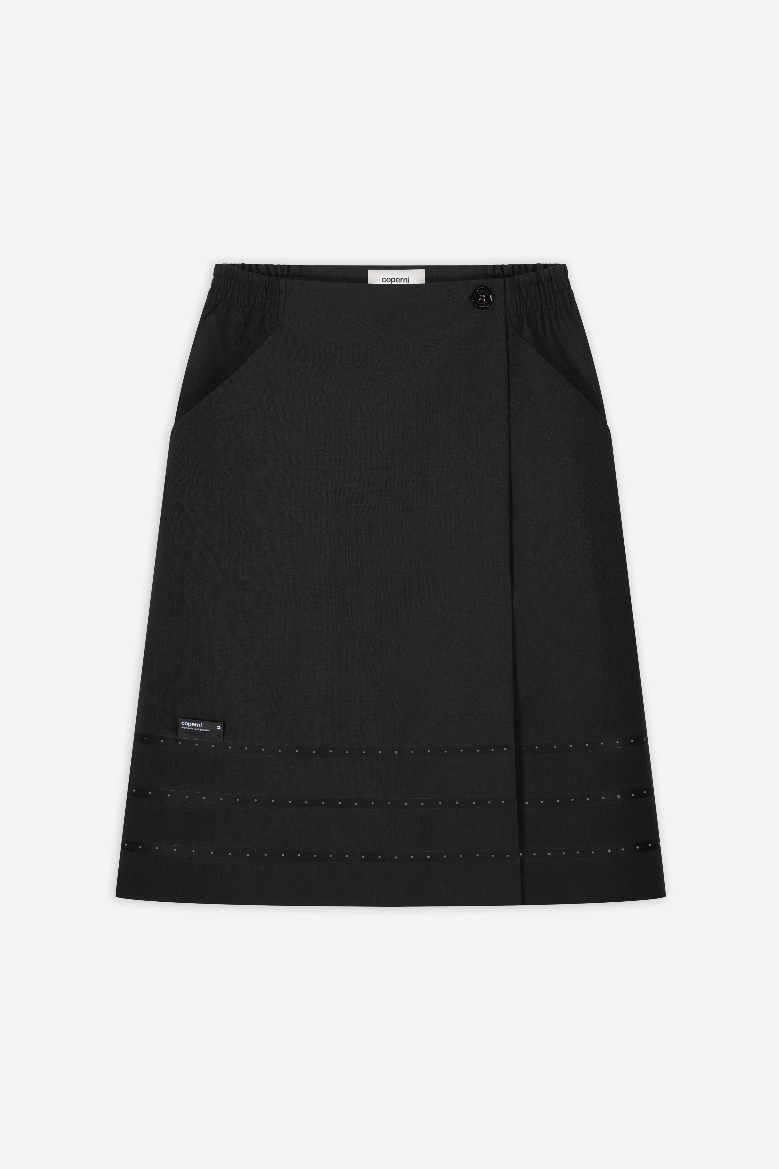 Technical Tailored Midi Skirt