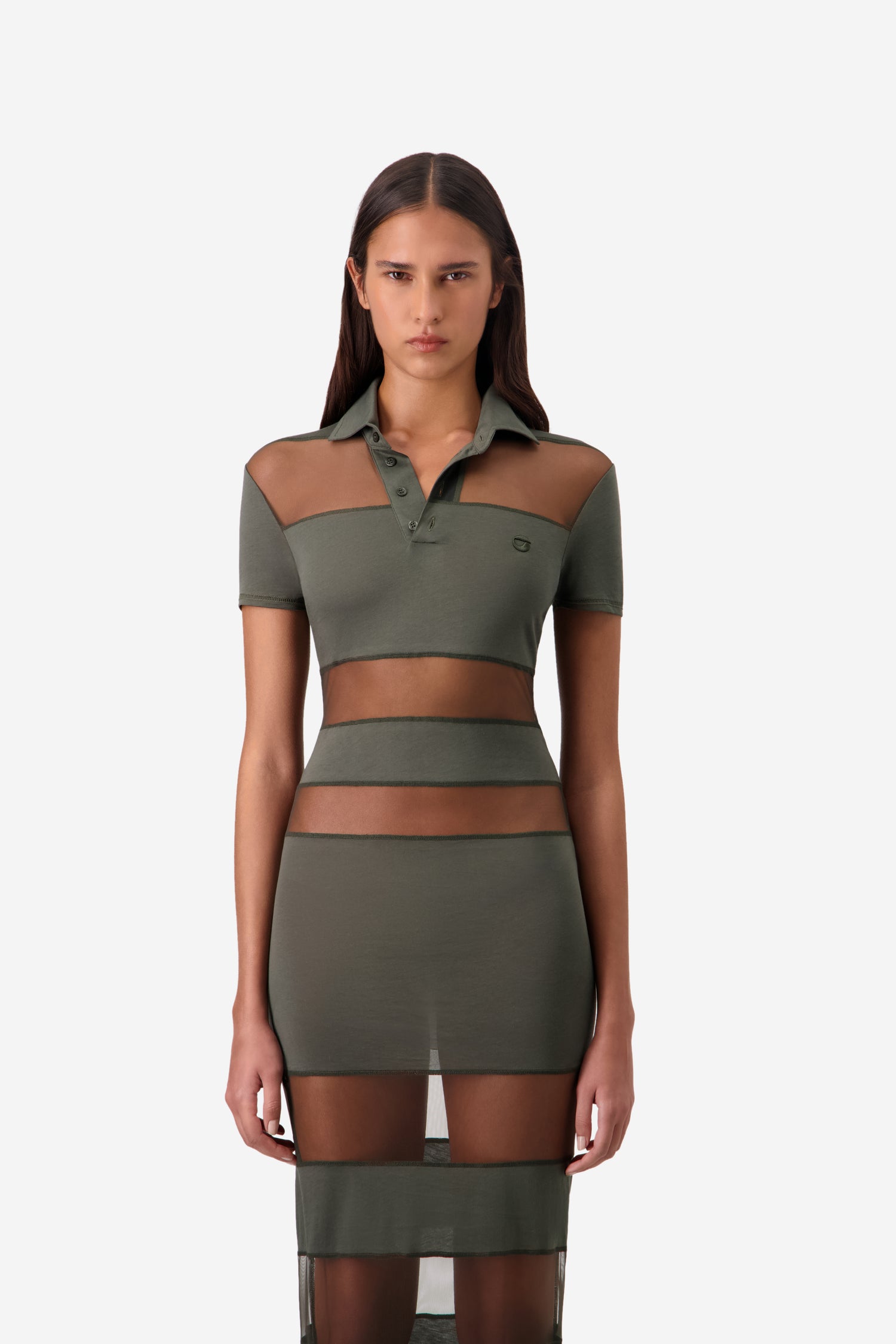 coperni green dress Coperni Ring-strap Maxi Dress
