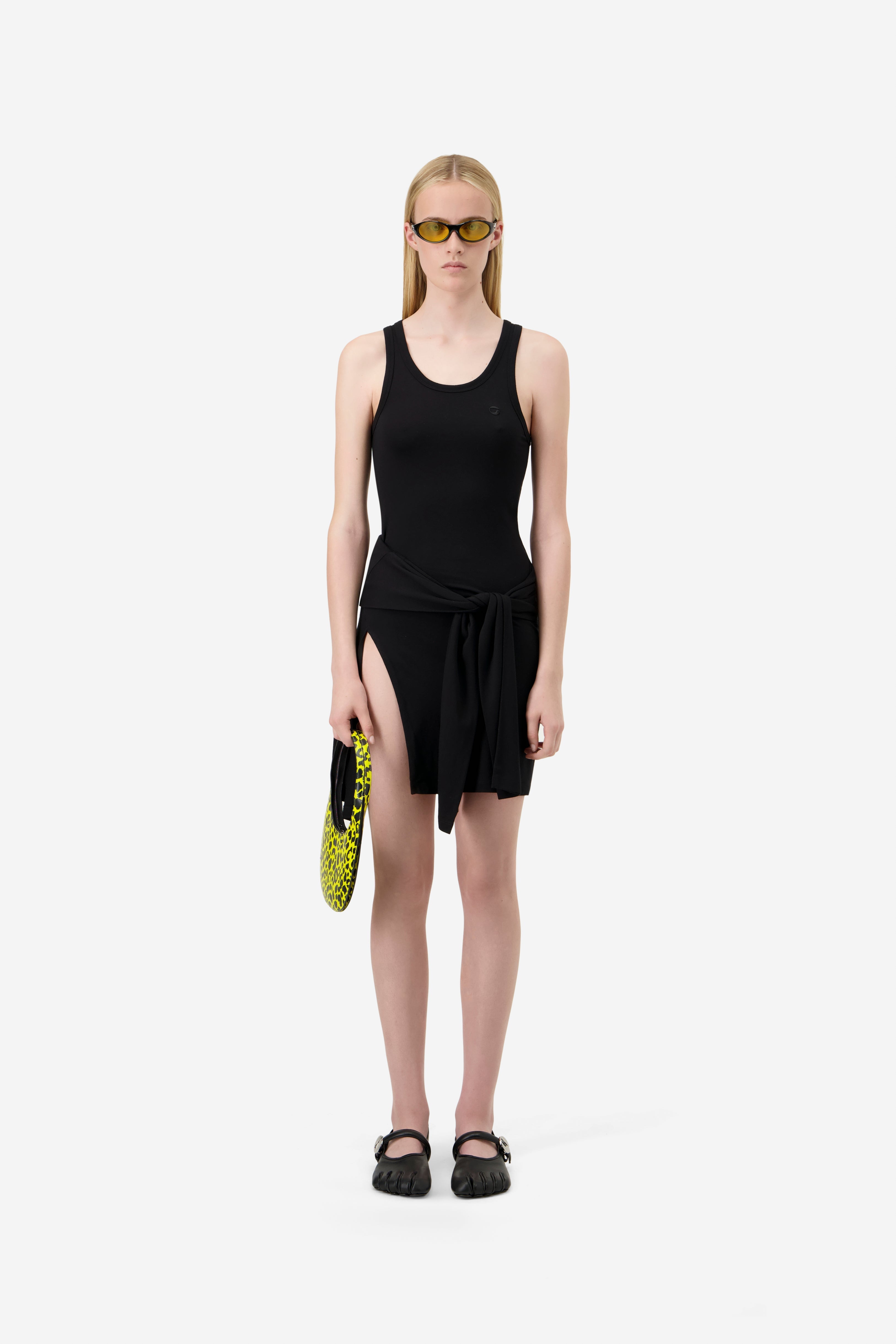 Knotted Jersey Dress