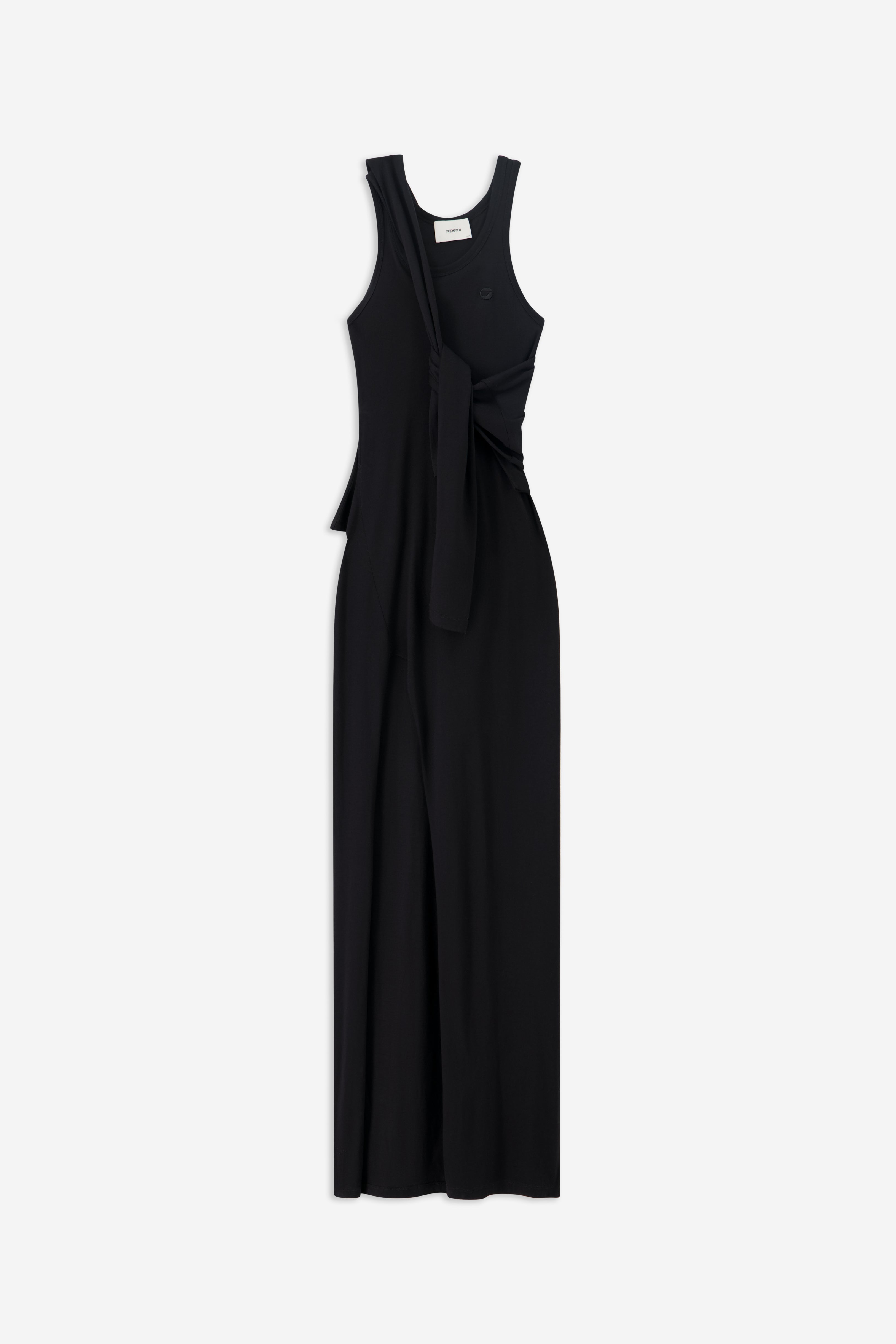 Knotted Jersey Maxi Dress