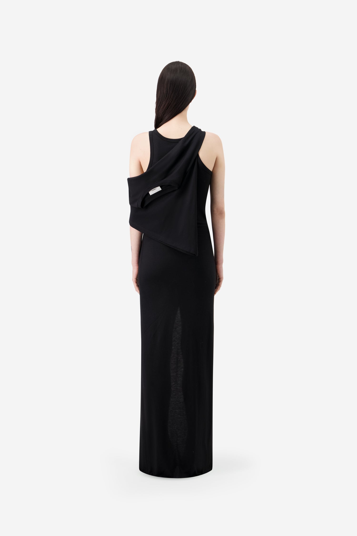 Knotted Jersey Maxi Dress