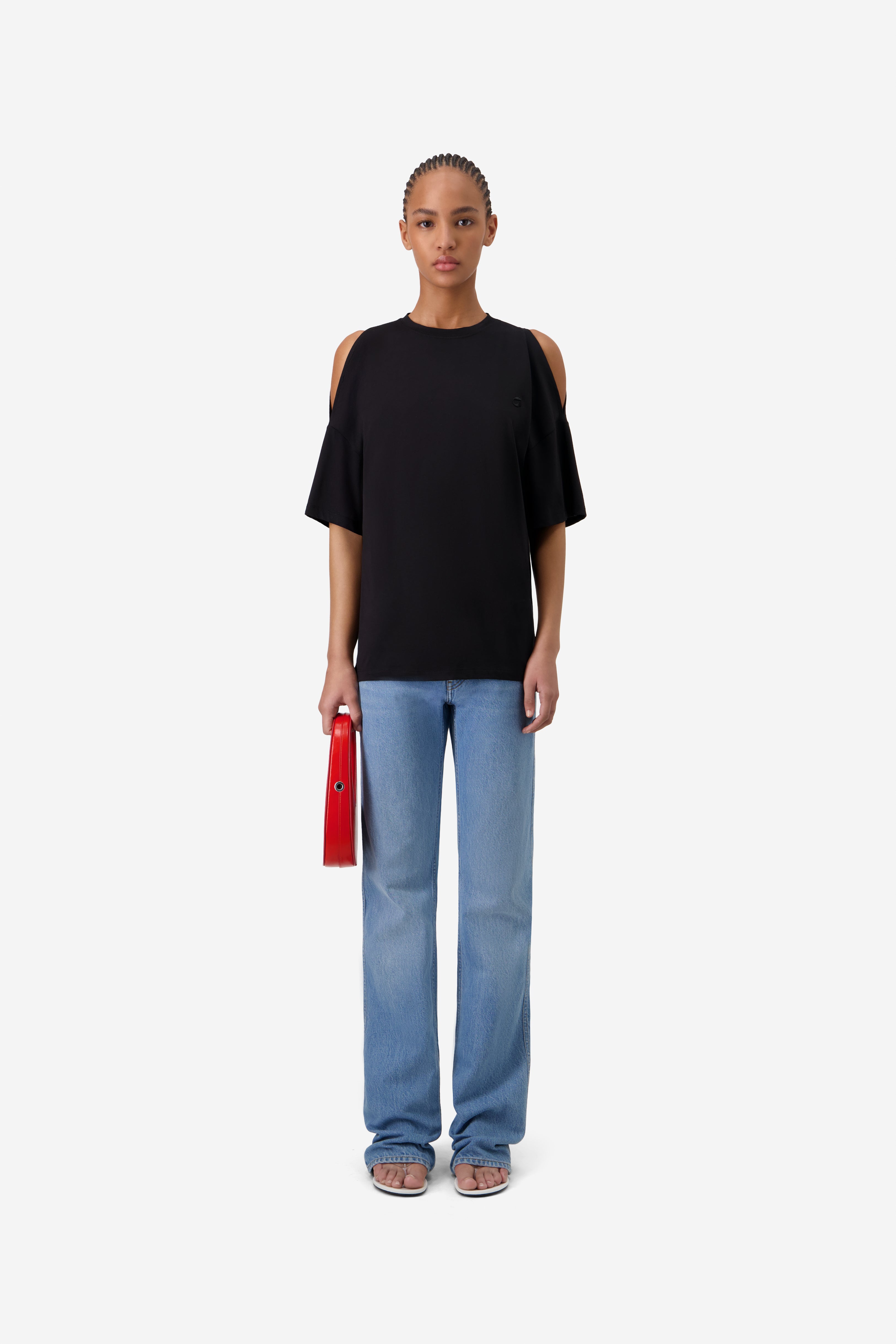 Open Shoulder T-Shirt