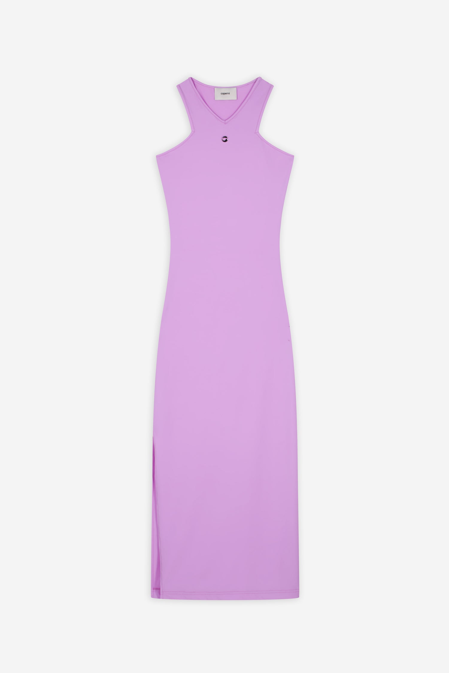coperni purple dress Coperni Twisted Cut Out Mini Dress in Lilac