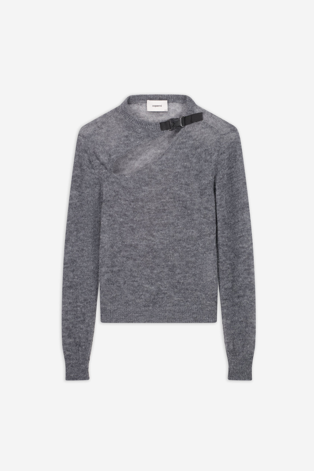 Buckle Cut-Out Sweater