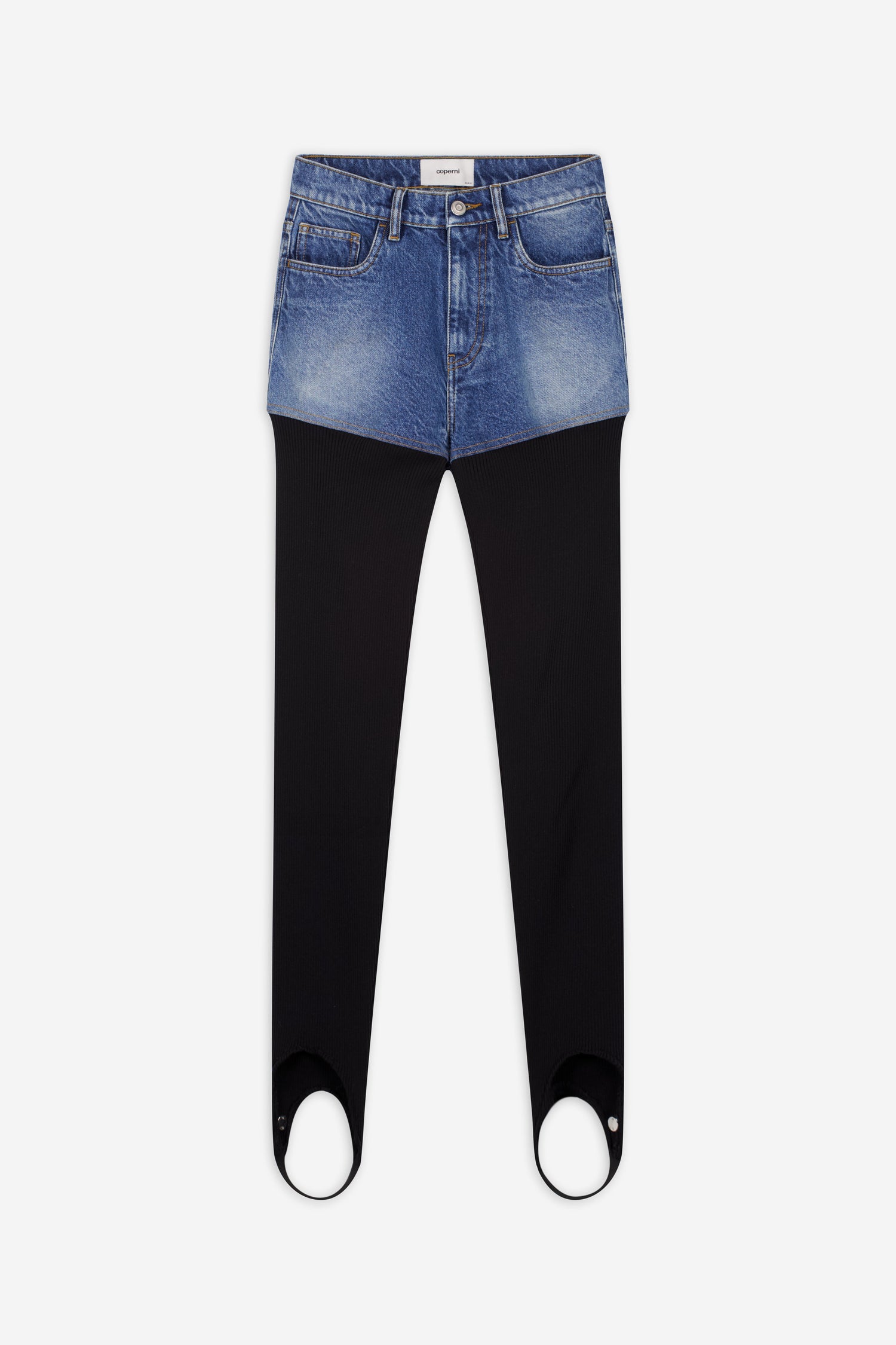 Hybrid Rib Denim Pants