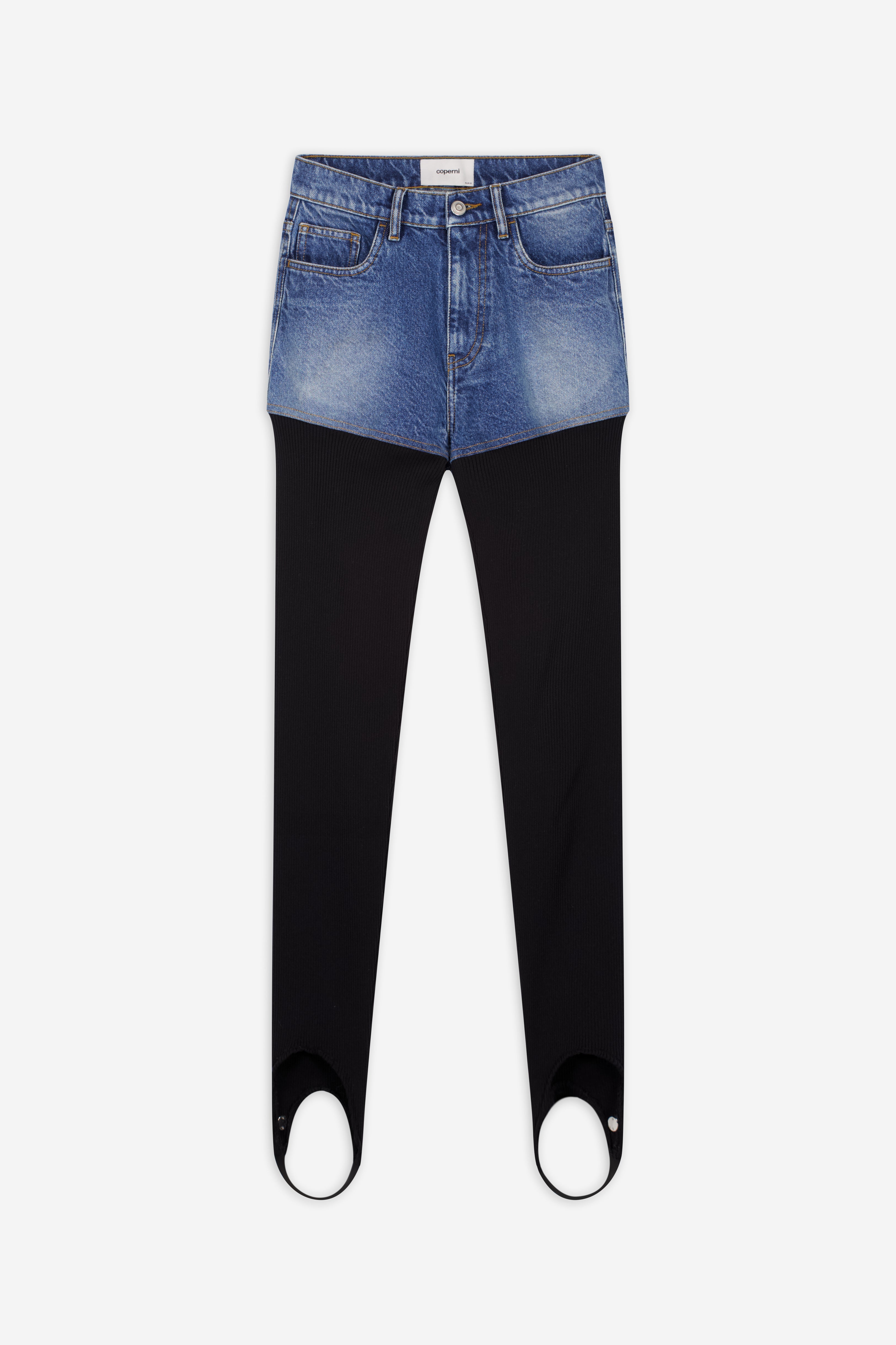 Hybrid Rib Denim Pants
