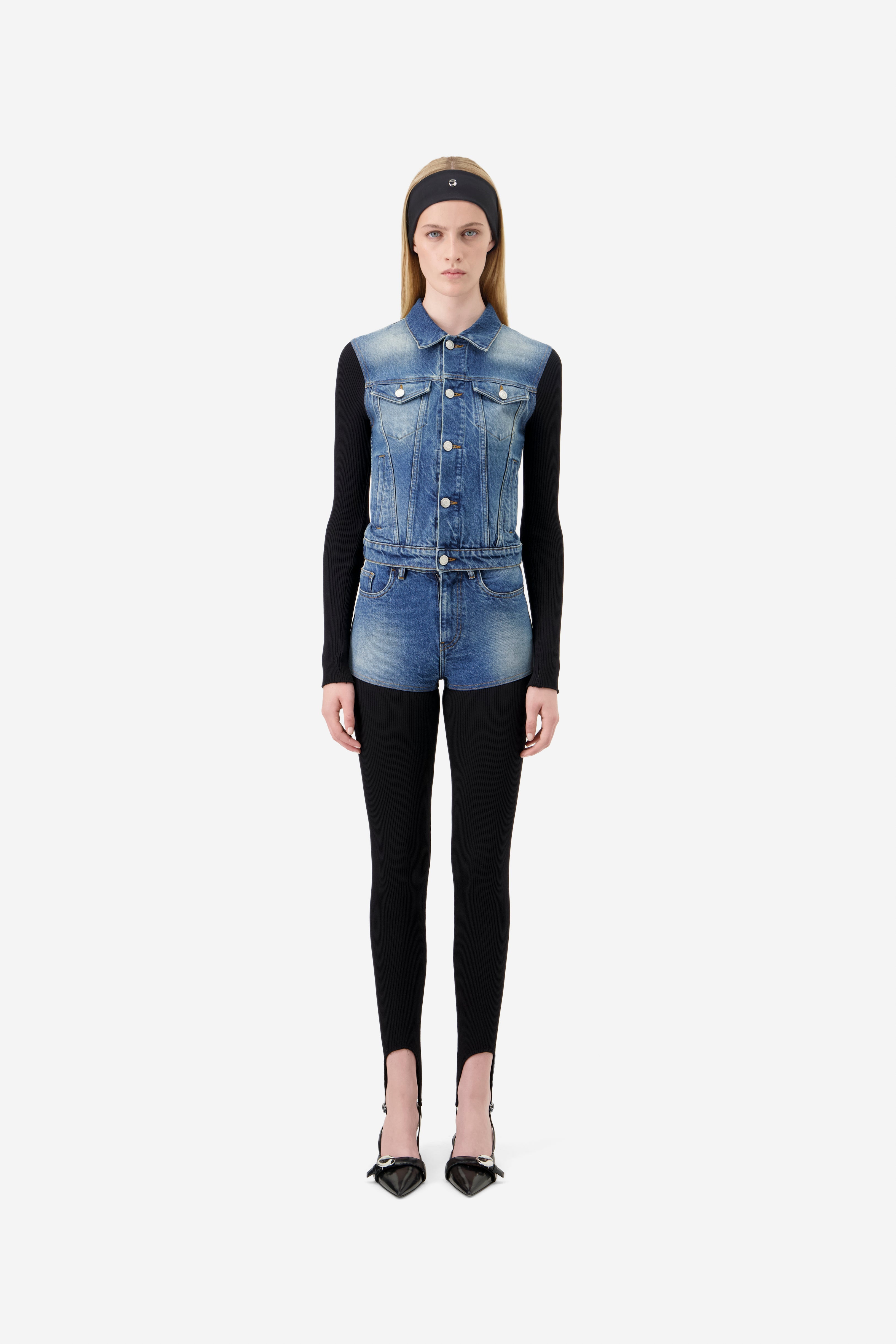 Hybrid Rib Denim Pants