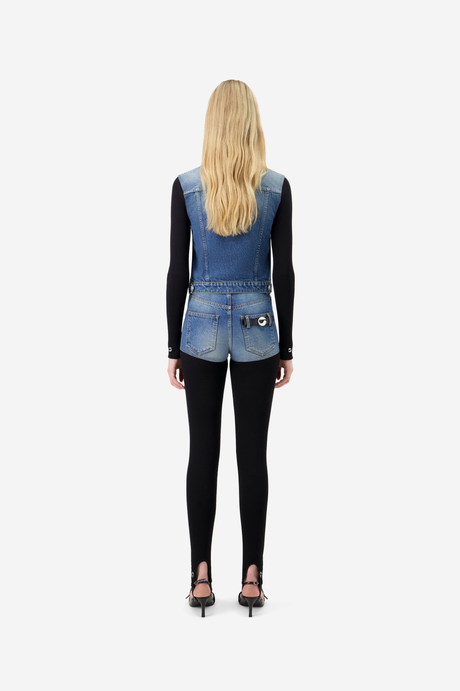 Hybrid Rib Denim Pants