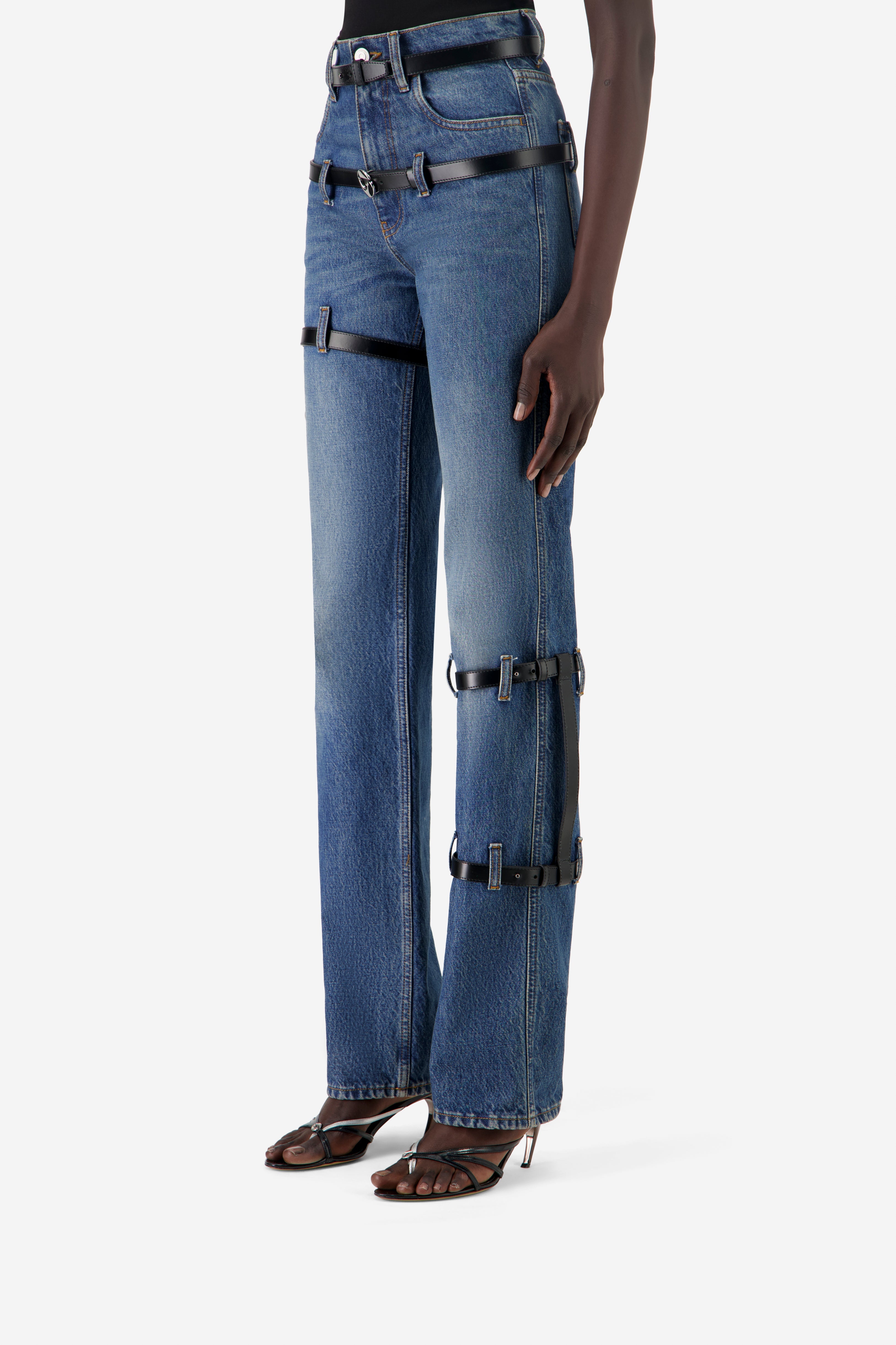 Multi Belt Denim Pants – Coperni