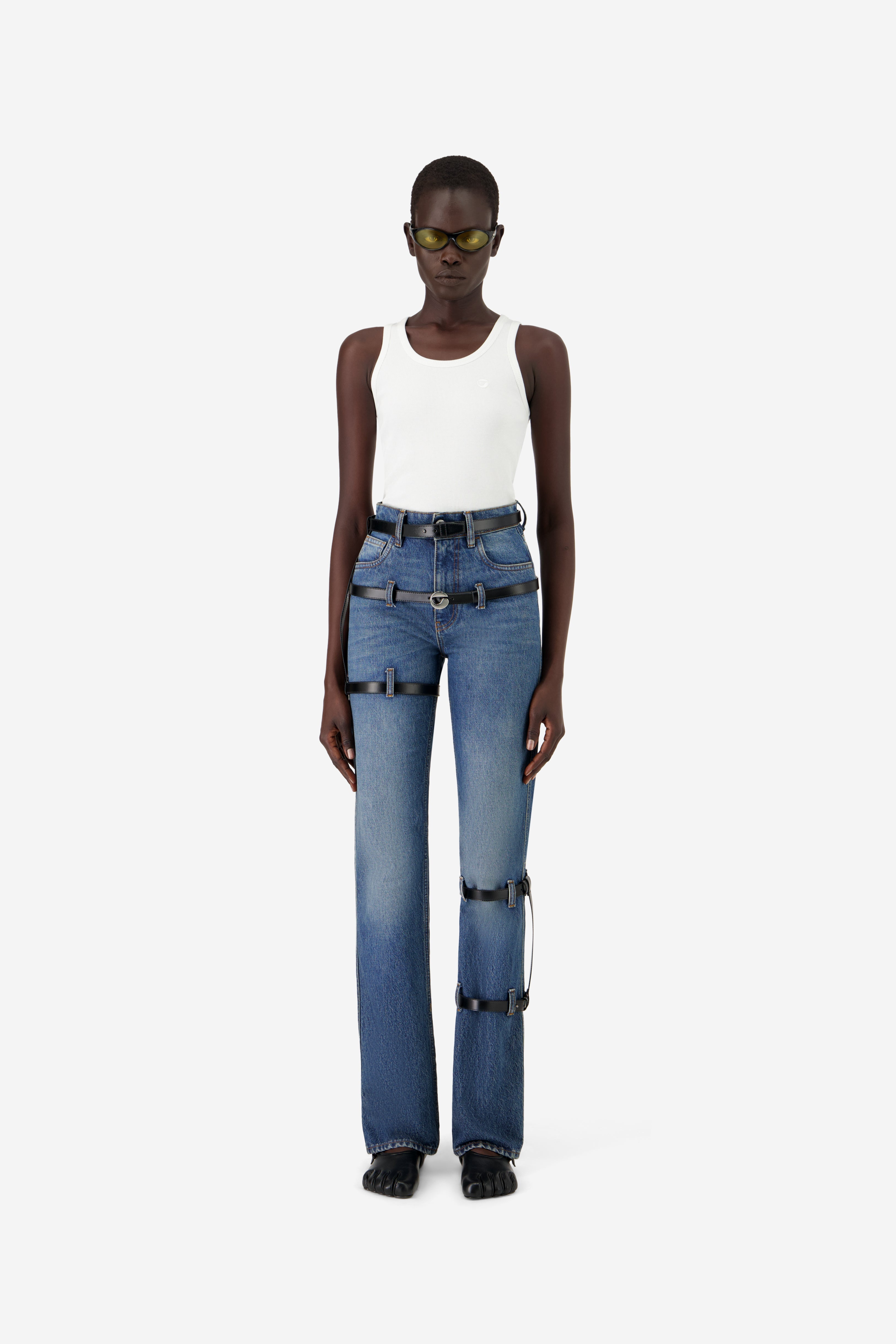 Multi Belt Denim Pants – Coperni