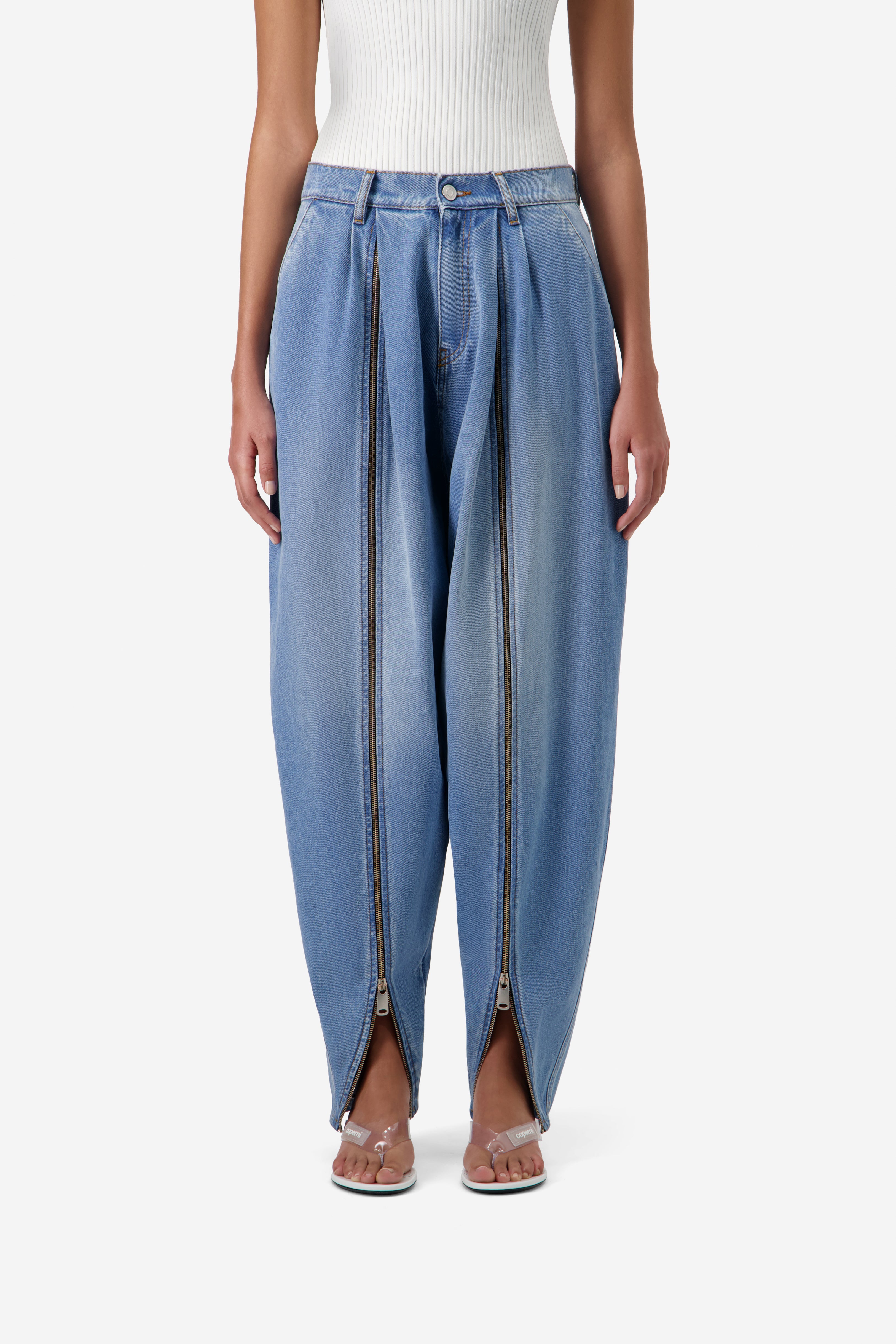 Denim Sarouel Pants