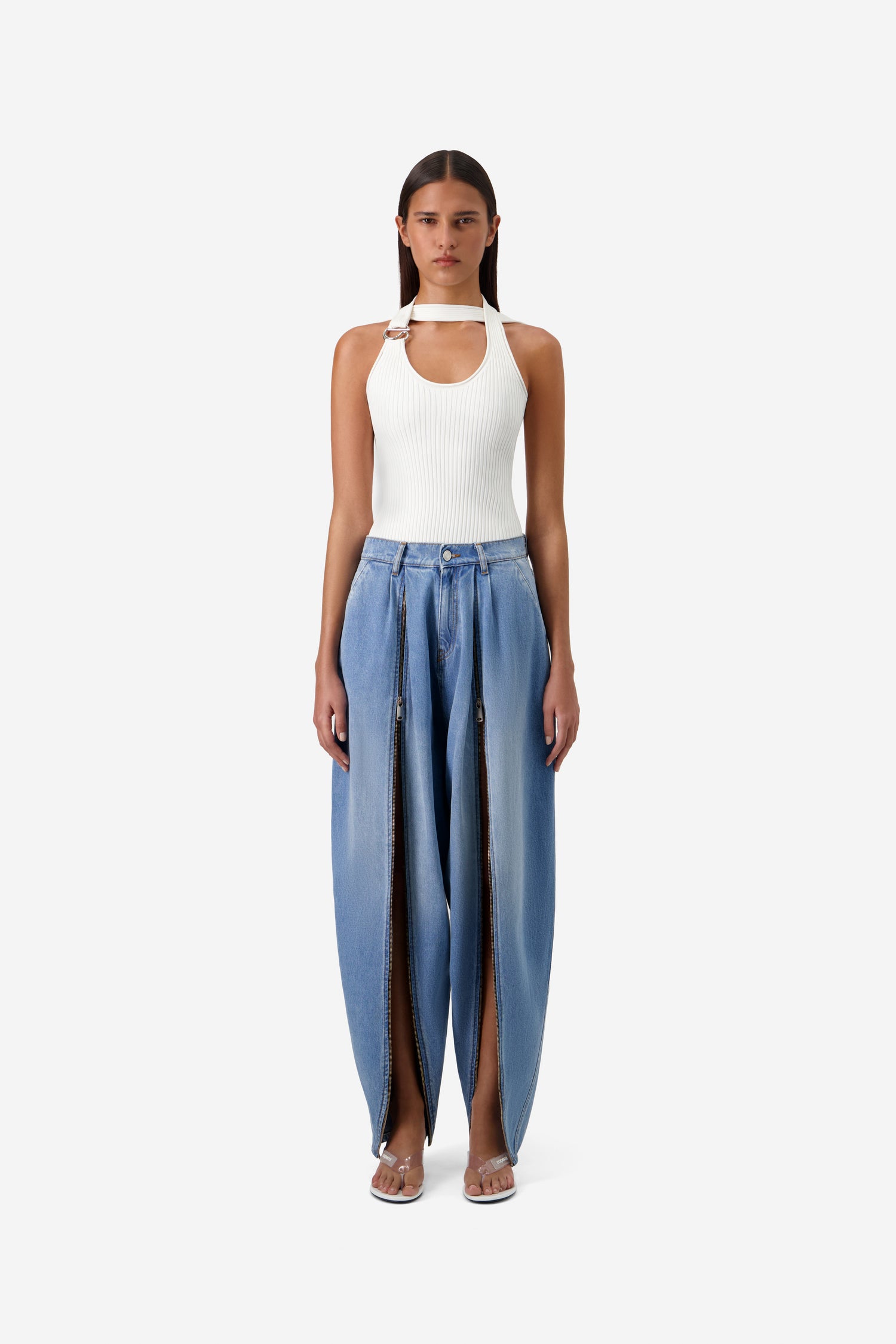 Denim Sarouel Pants