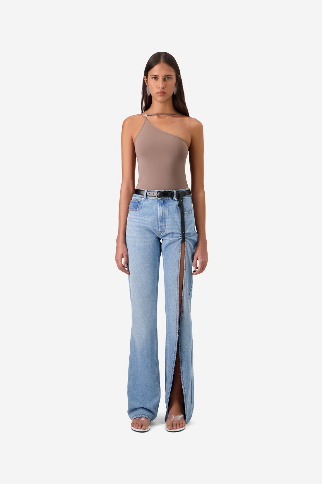 Denim Suspended Pants