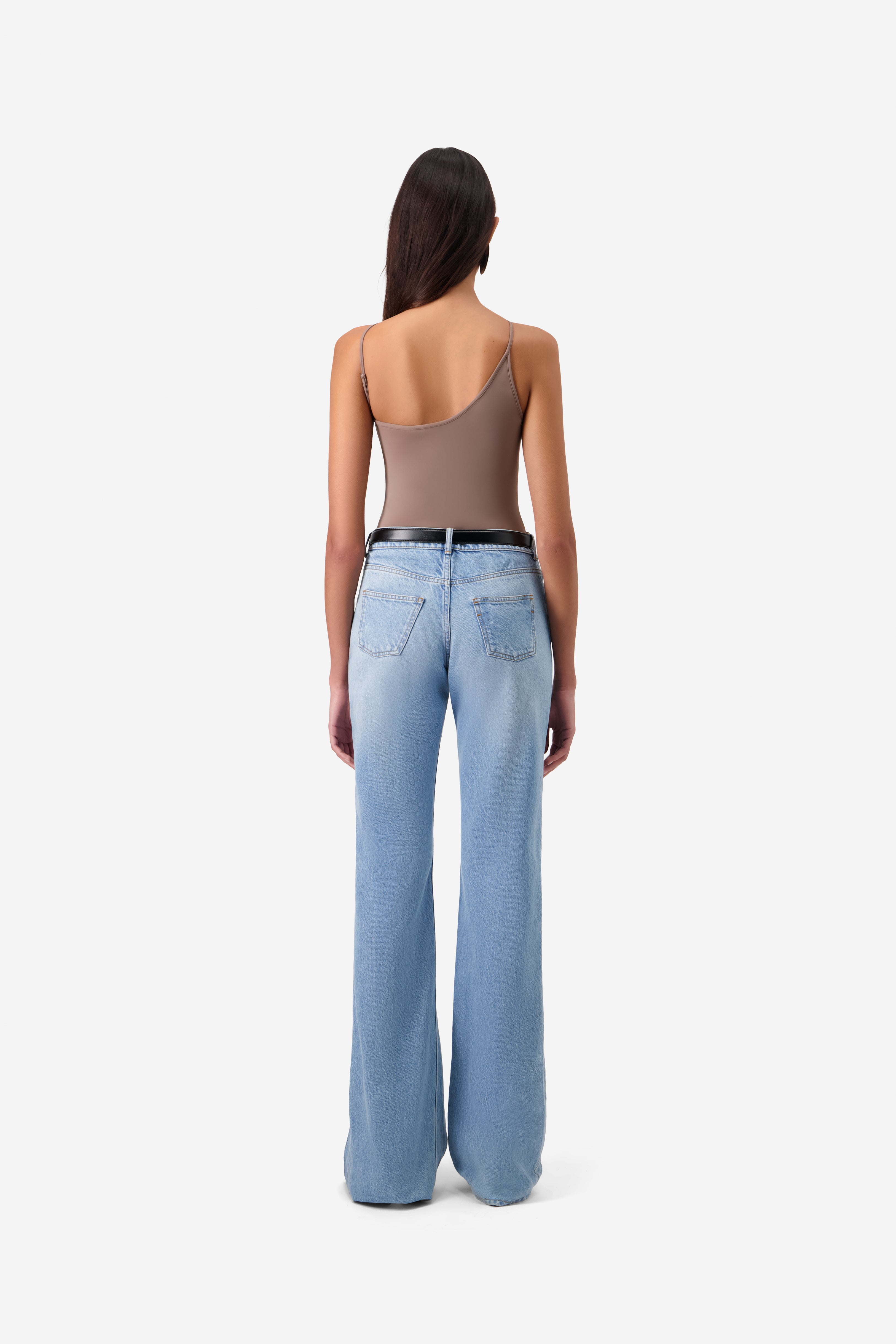 Denim Suspended Pants