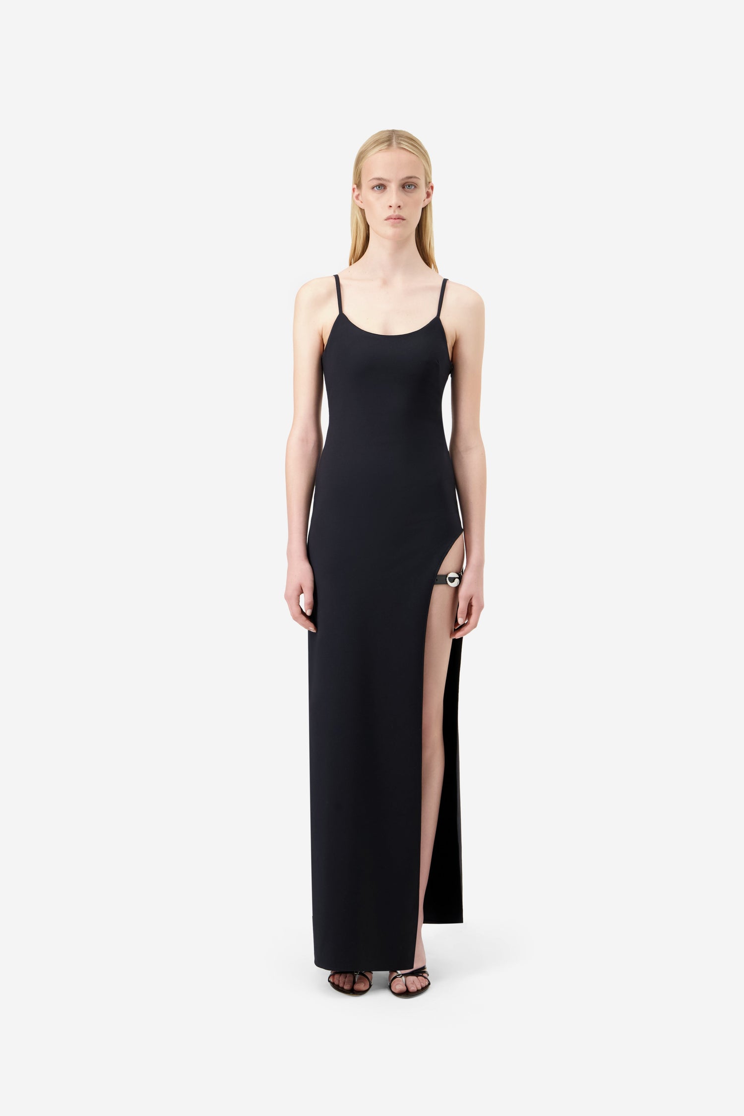 coperni maxi dress Coperni Knitted Halter Dress
