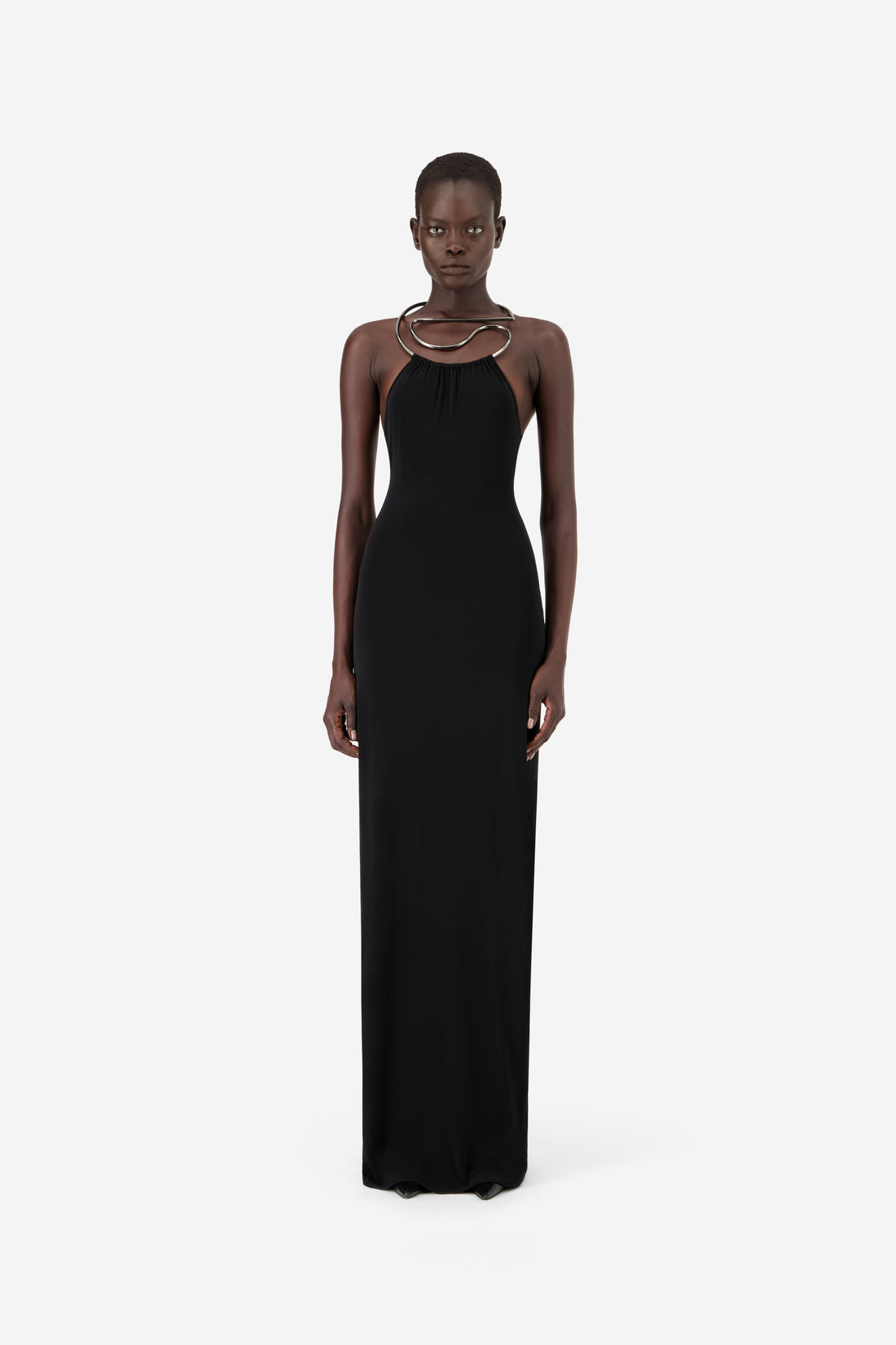 Logo Necklace Dress