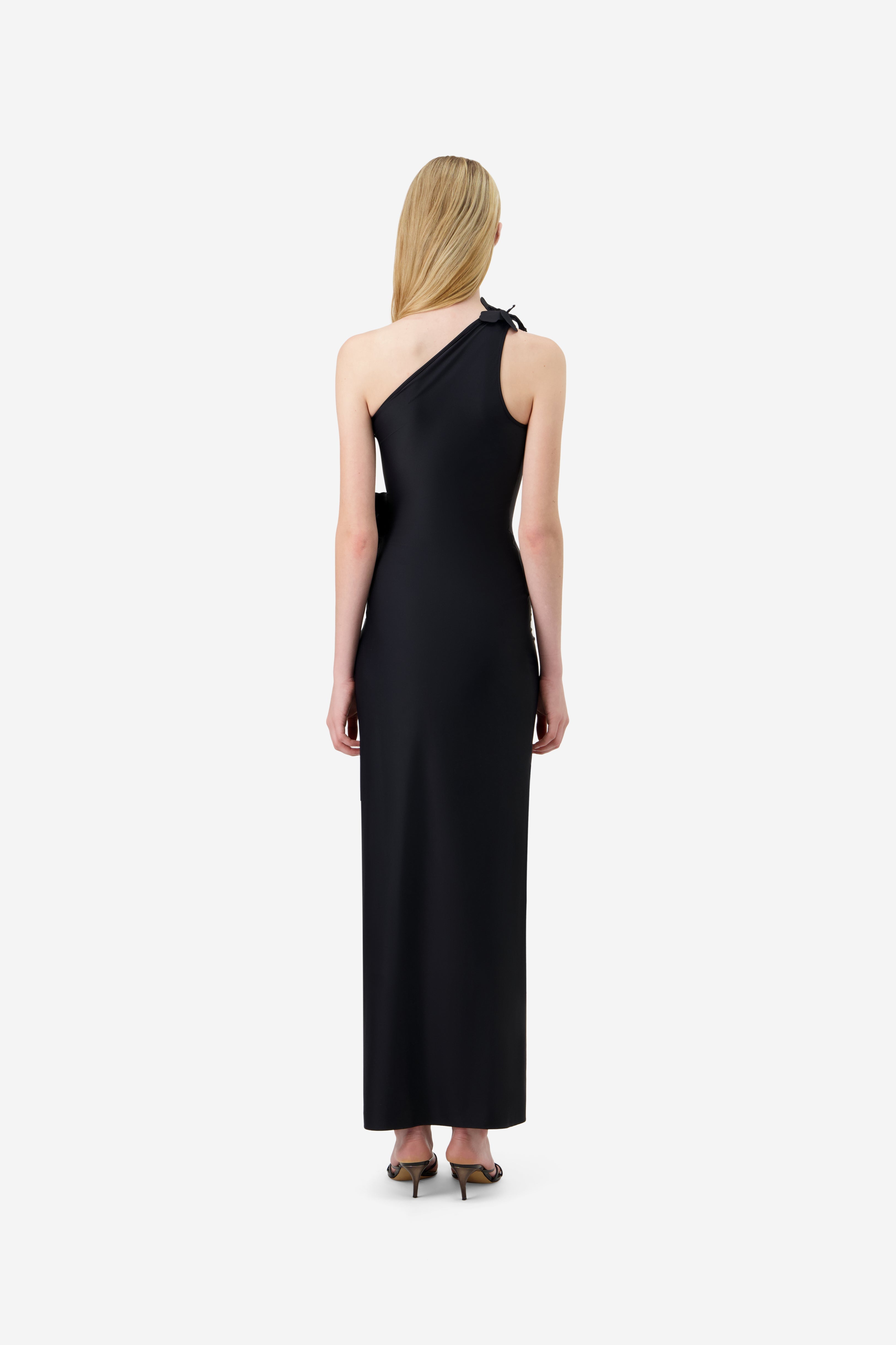 Asymmetric Flower Gown