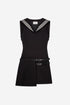 Pleated Uniform Dress