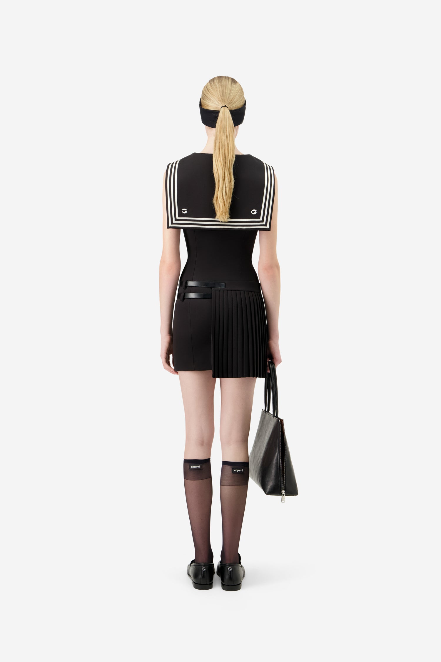 Pleated Uniform Dress