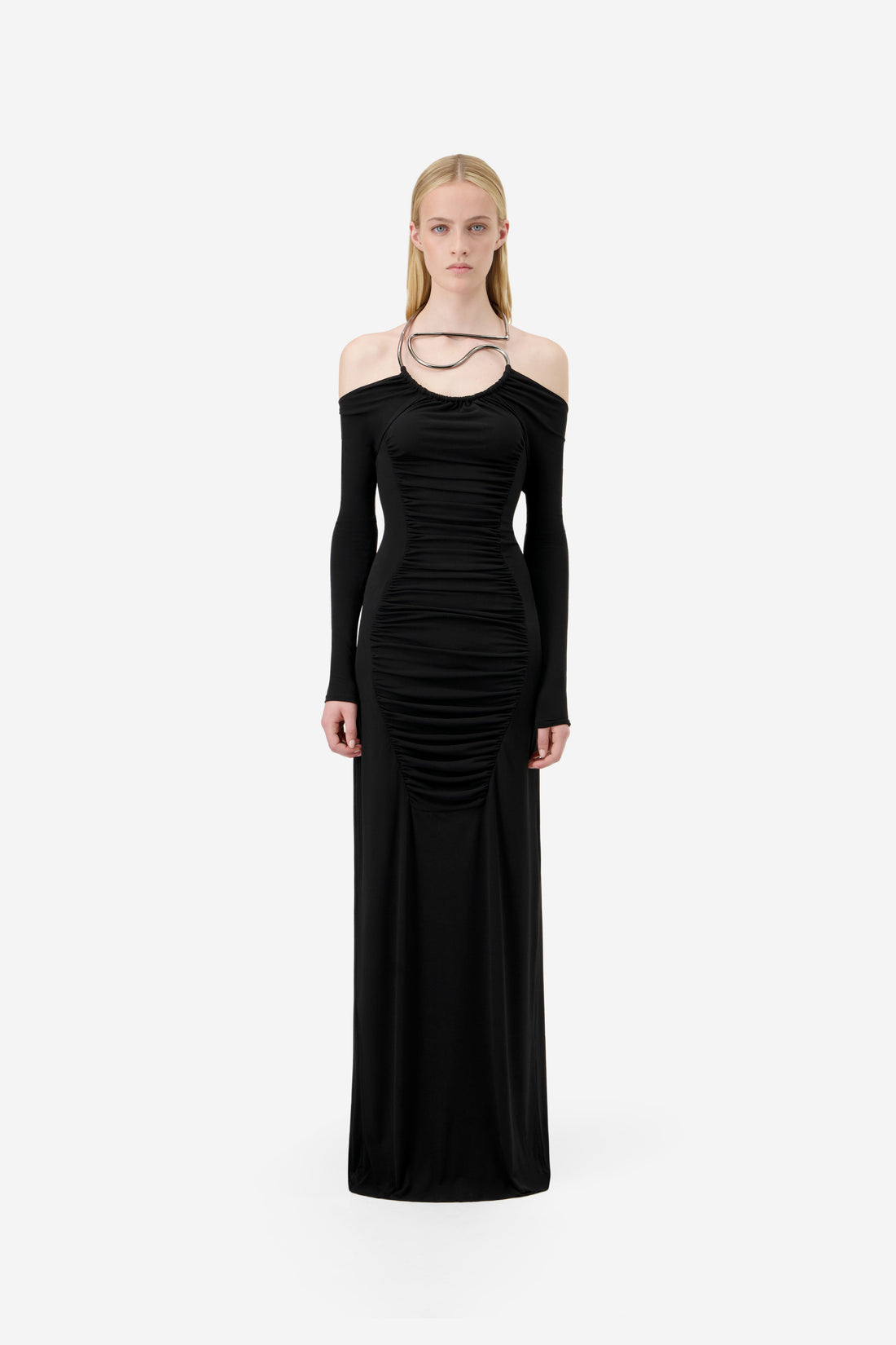 Cut-out C-logo Dress