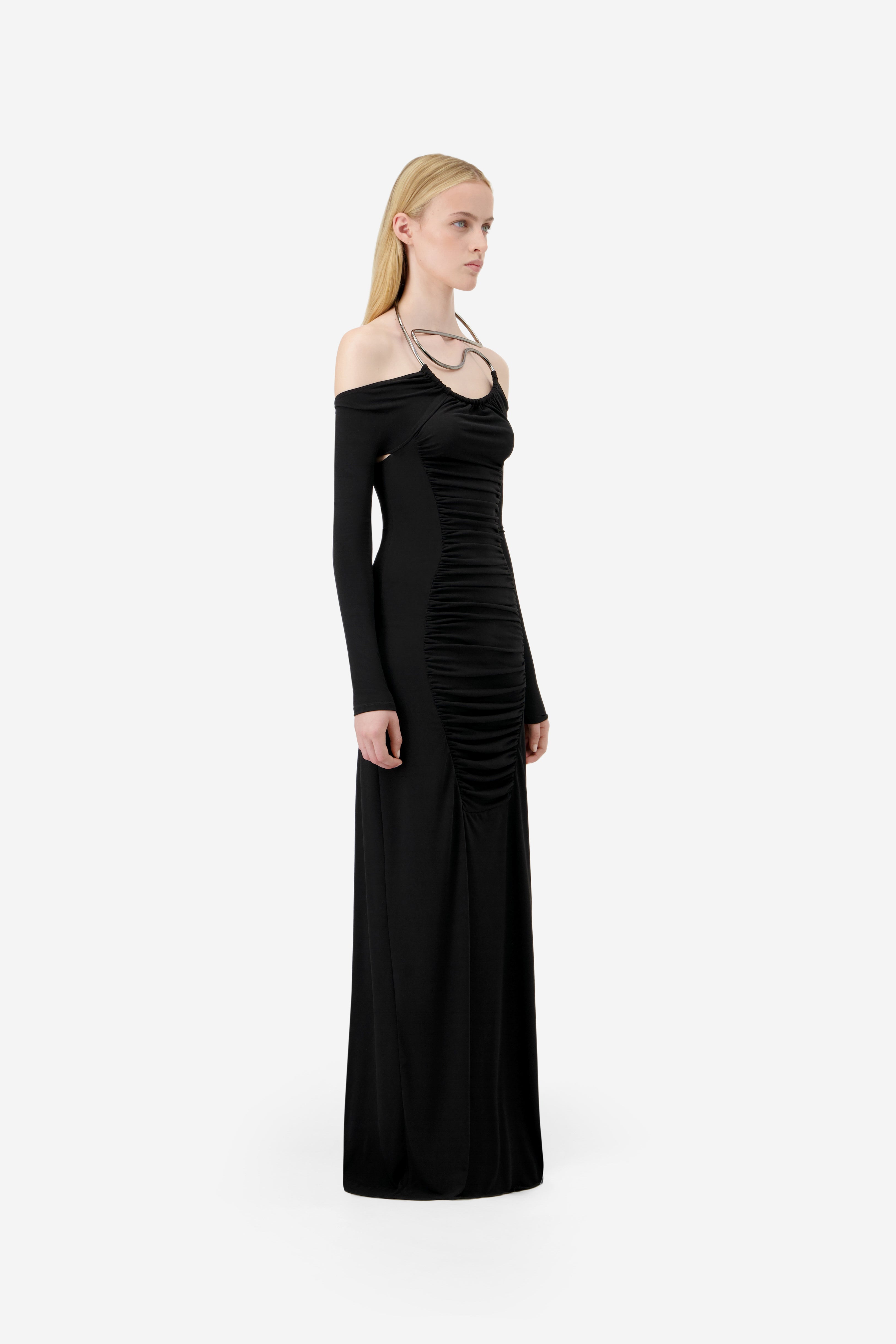 Cut-out C-logo Dress