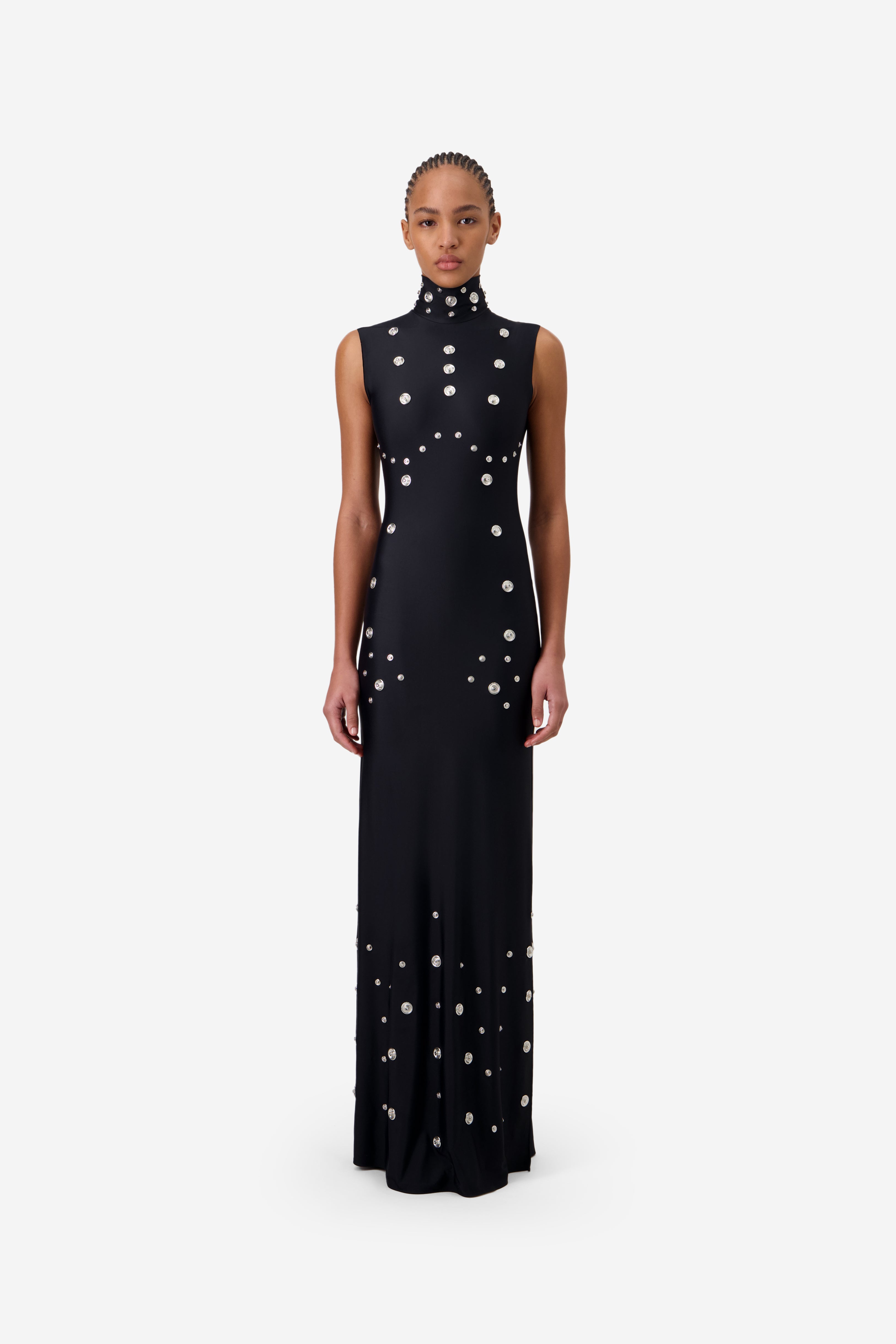 Sleevless Snaps Dress – Coperni