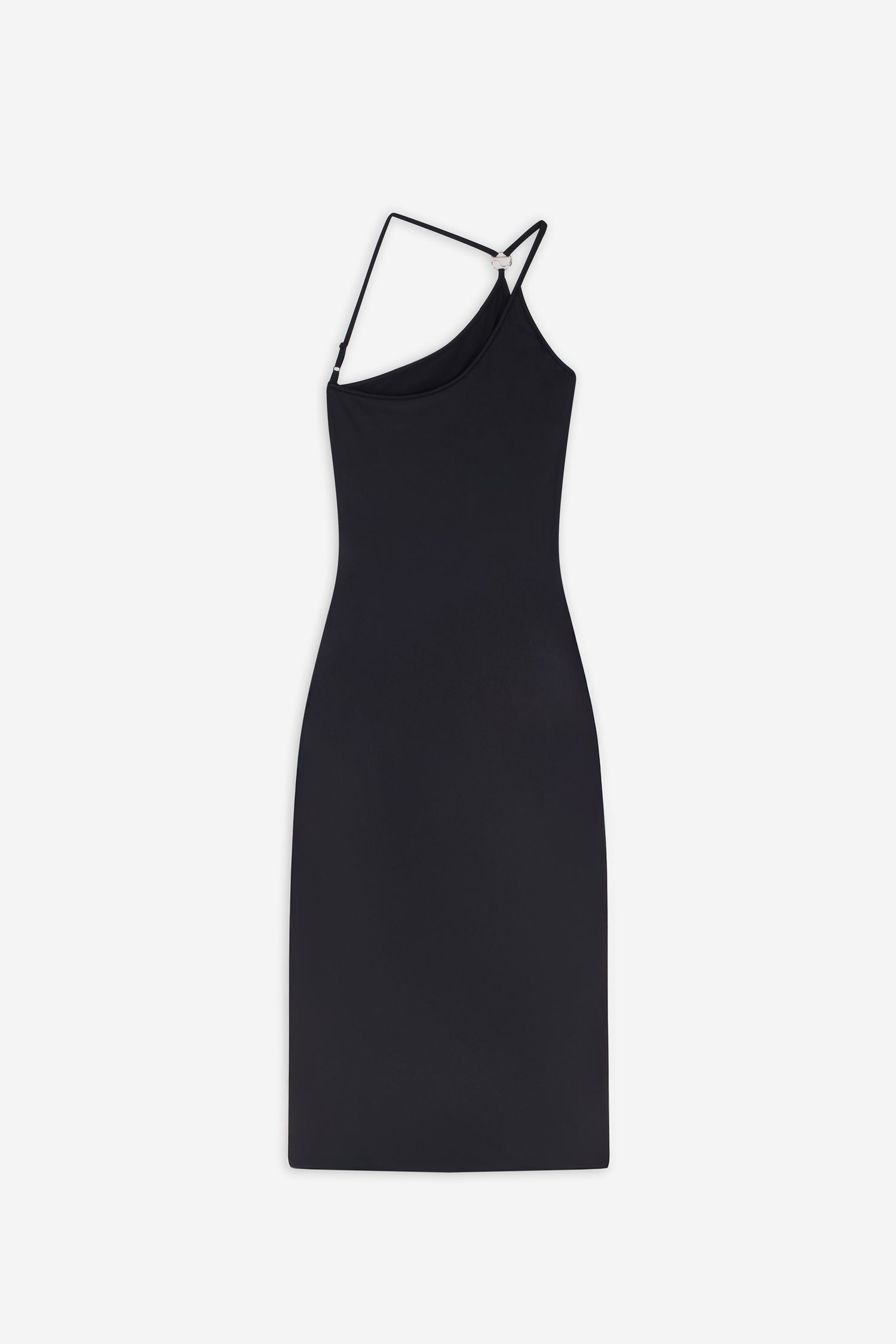 C-Logo One Shoulder Dress
