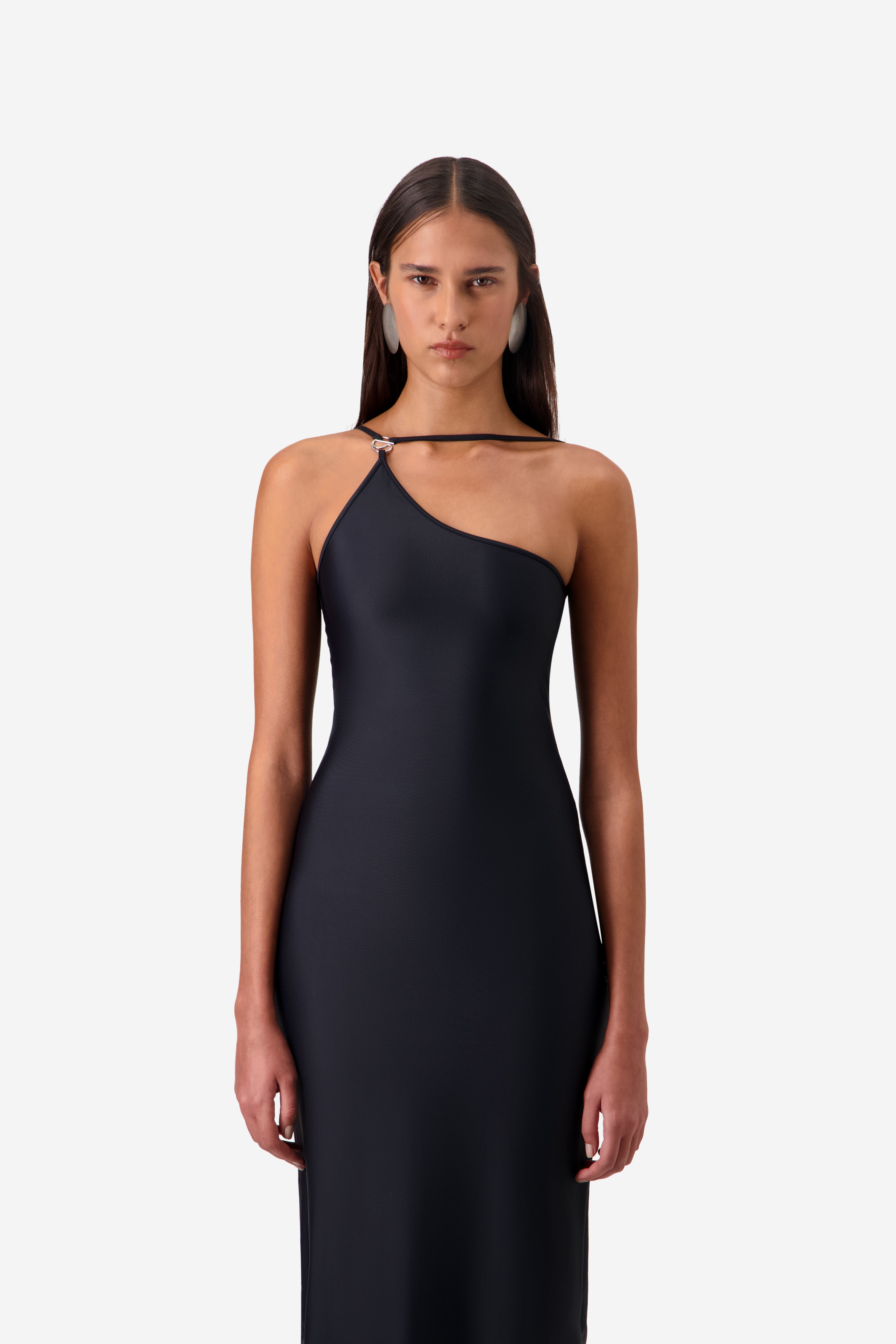 C-Logo One Shoulder Dress – Coperni