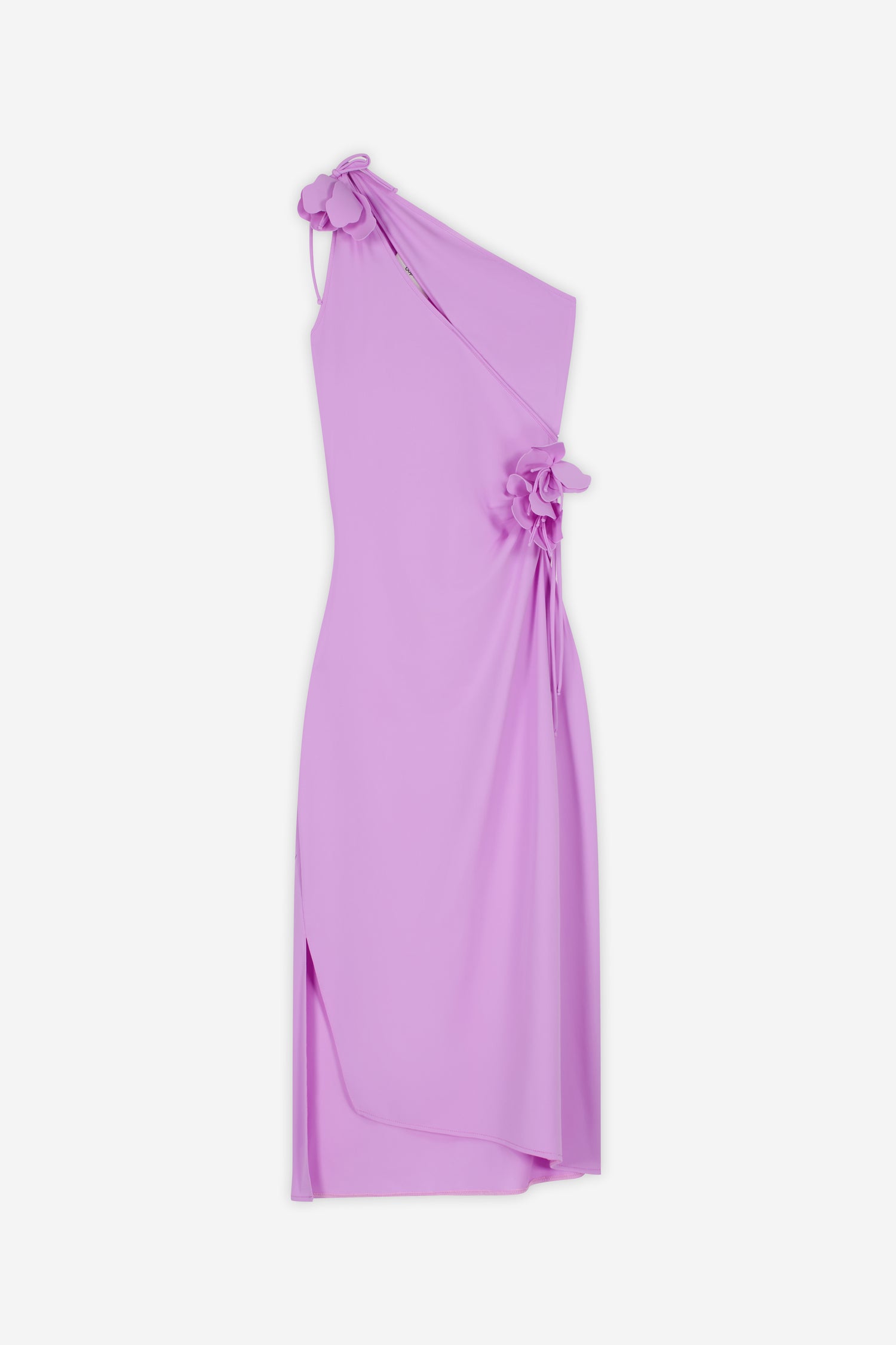 pink coperni dress Coperni Asymmetric Flower Gown