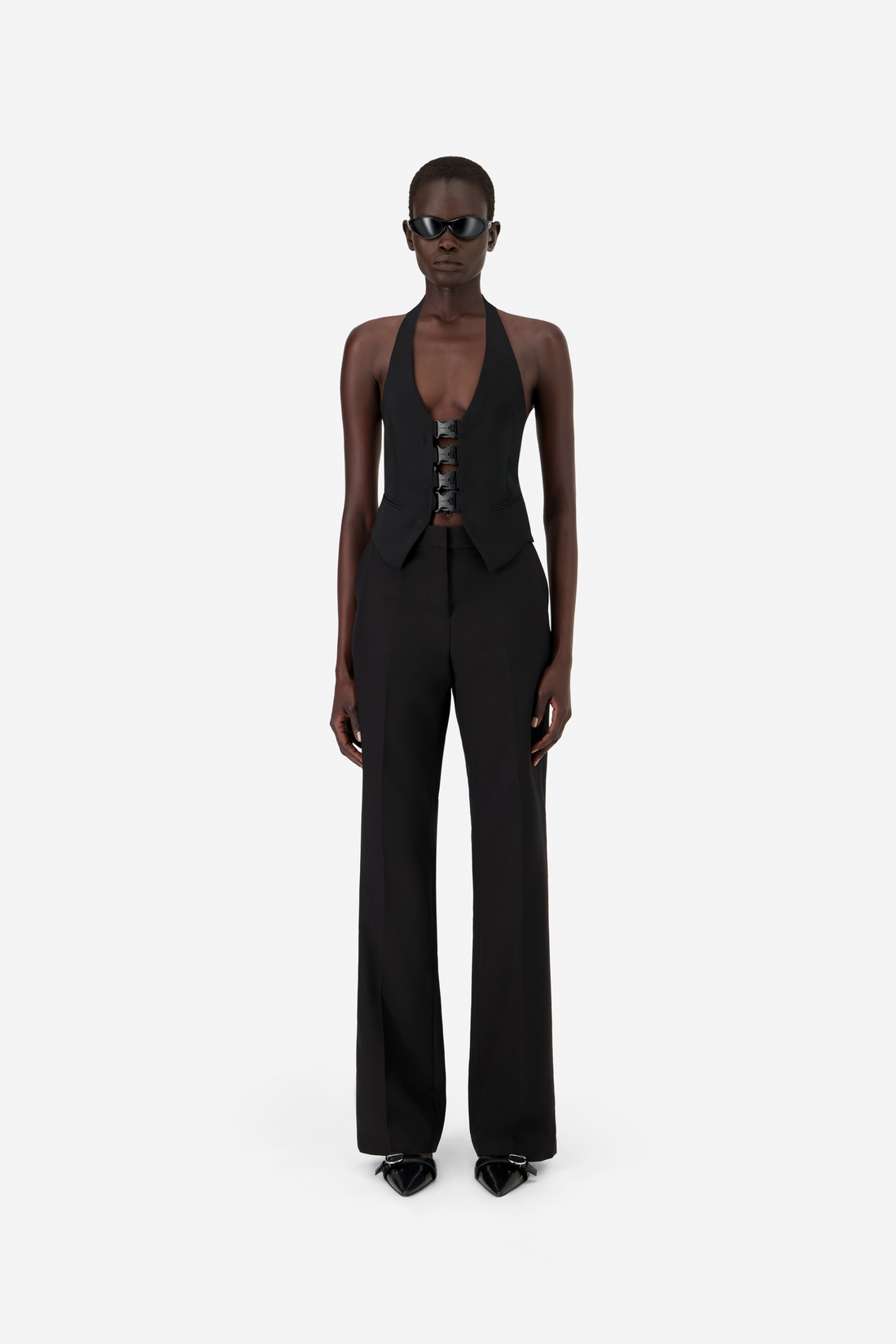 Multi Buckle Waistcoat