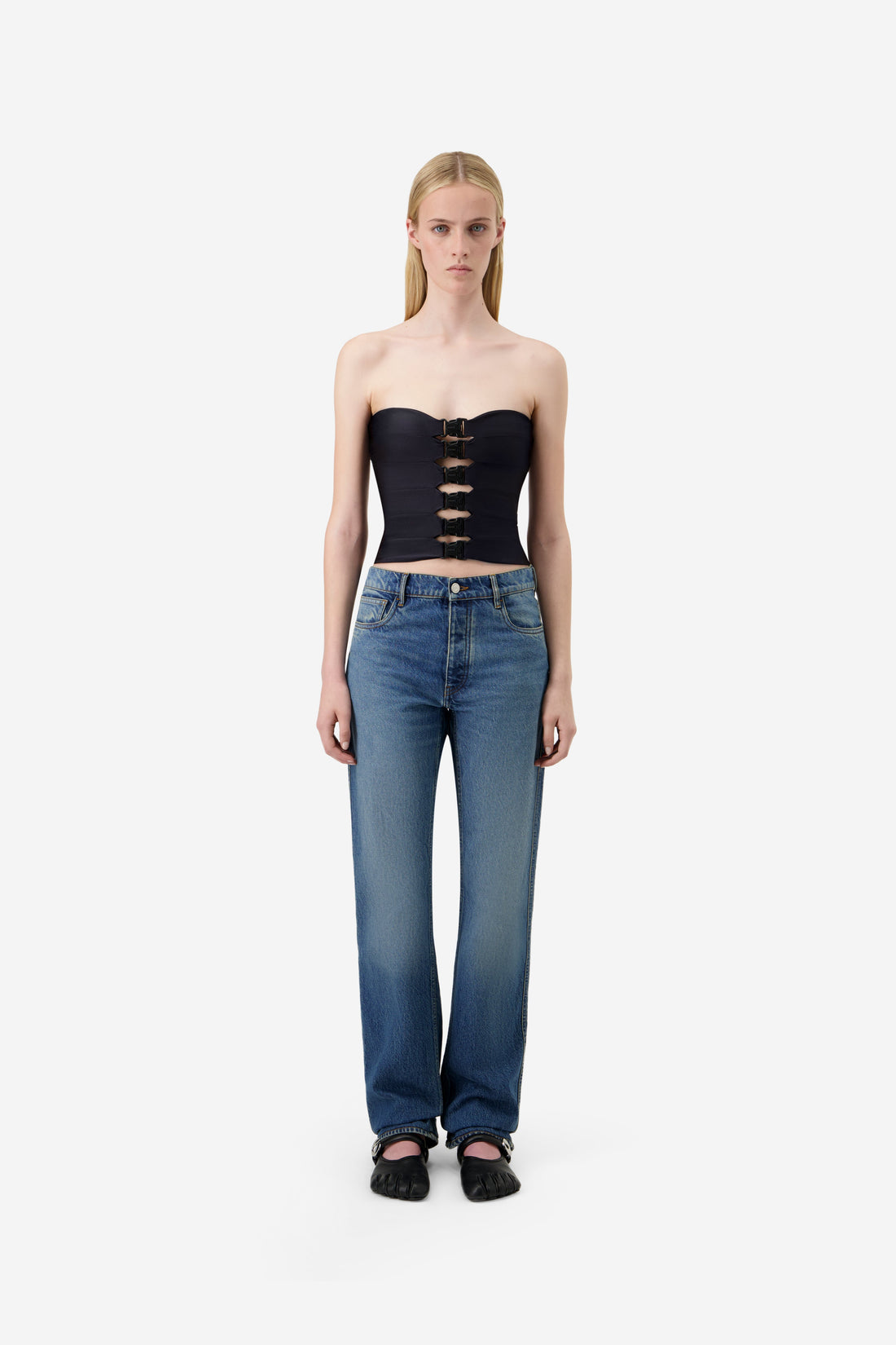 Multi Buckle Top