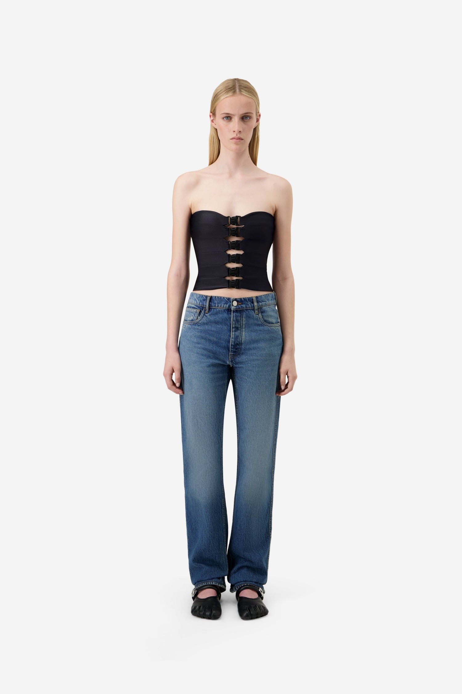Multi Buckle Top
