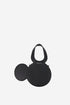 Black pouch shaped like a classic character's head on a white background