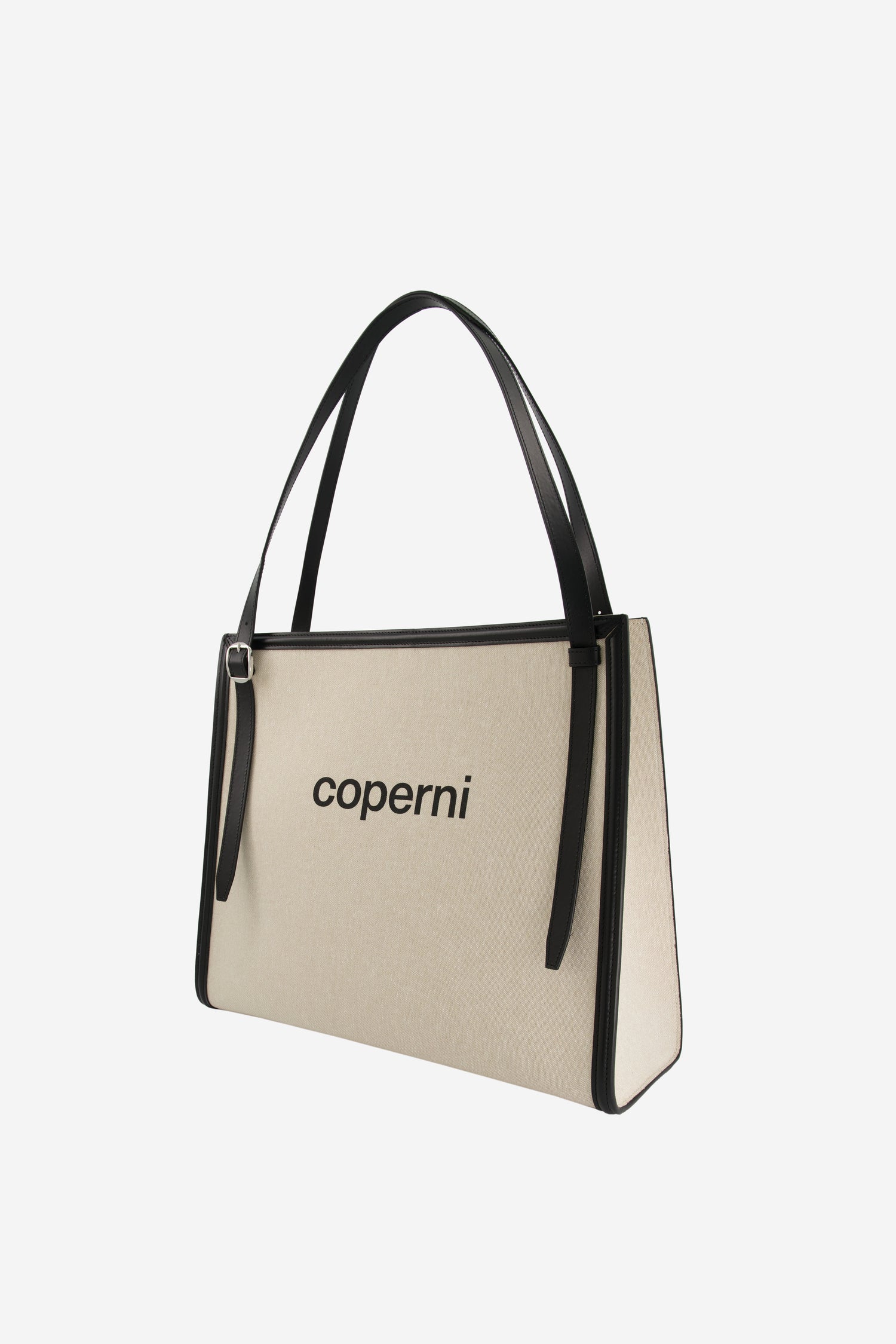 Branded Canvas Belt Tote Bag
